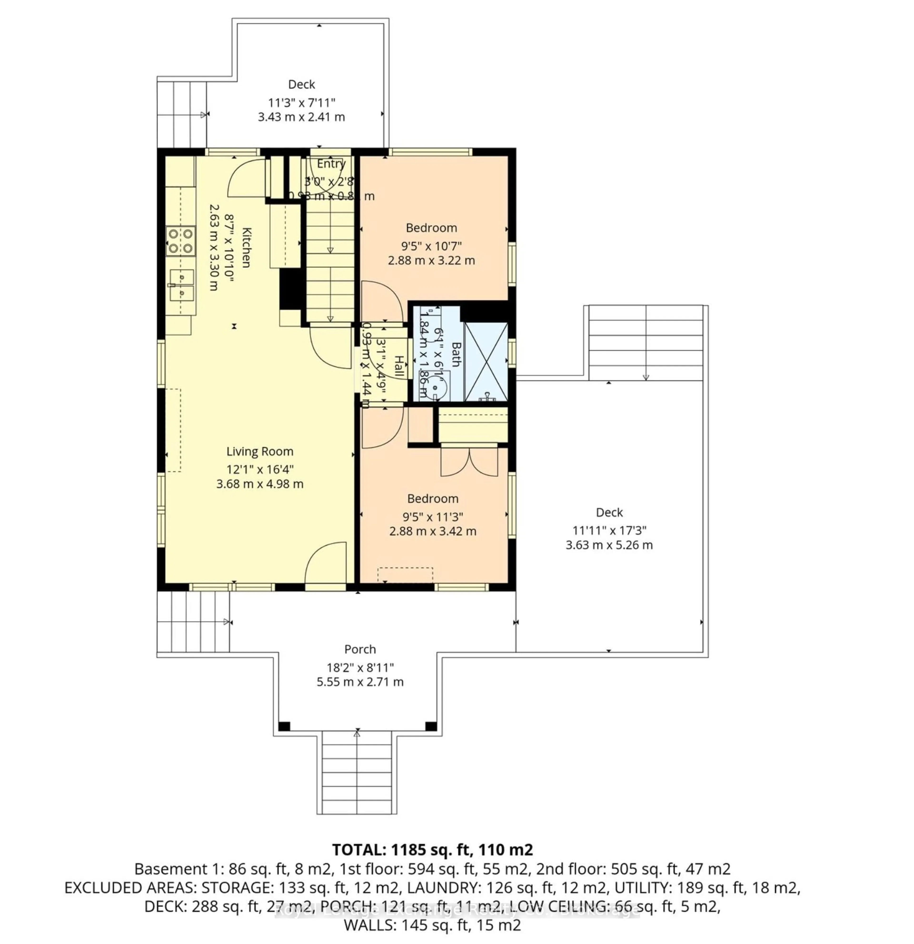 Floor plan for 967 Huron Terr, Kincardine Ontario N2Z 2Y1