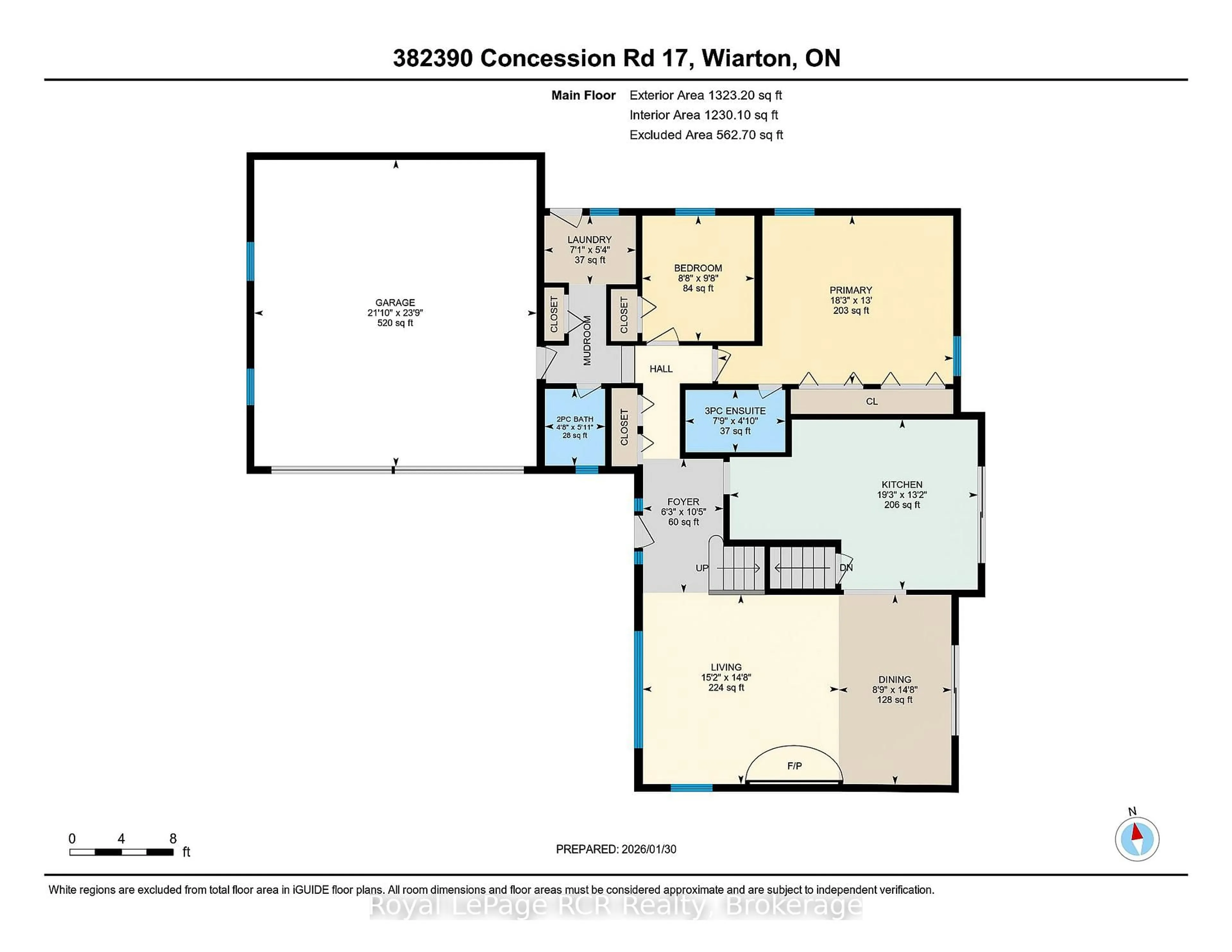 Floor plan for 382390 Concession 17 Rd, Georgian Bluffs Ontario N0H 2T0