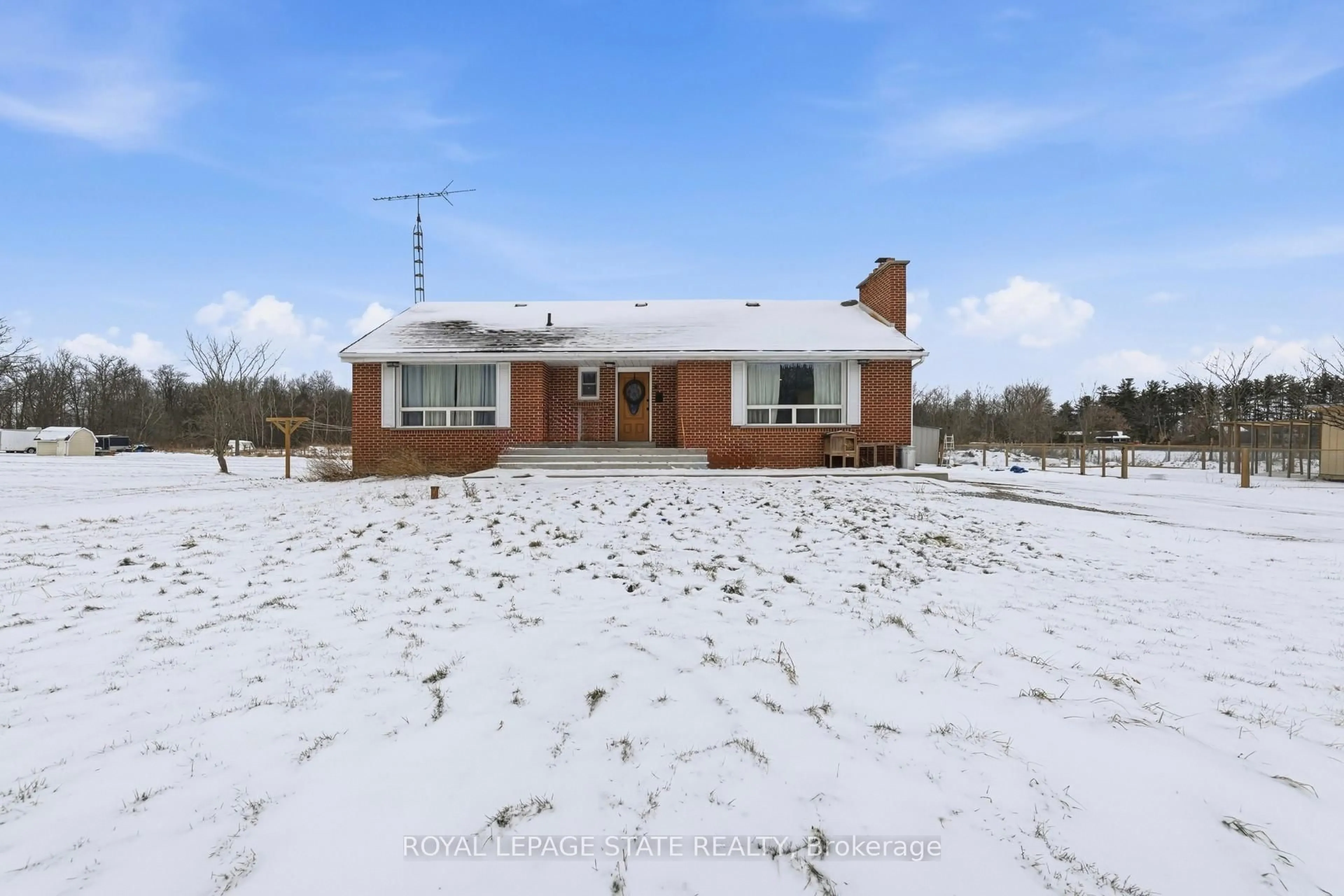 A pic from outside/outdoor area/front of a property/back of a property/a pic from drone, street for 697 Highway 56, Haldimand Ontario N0A 1R0