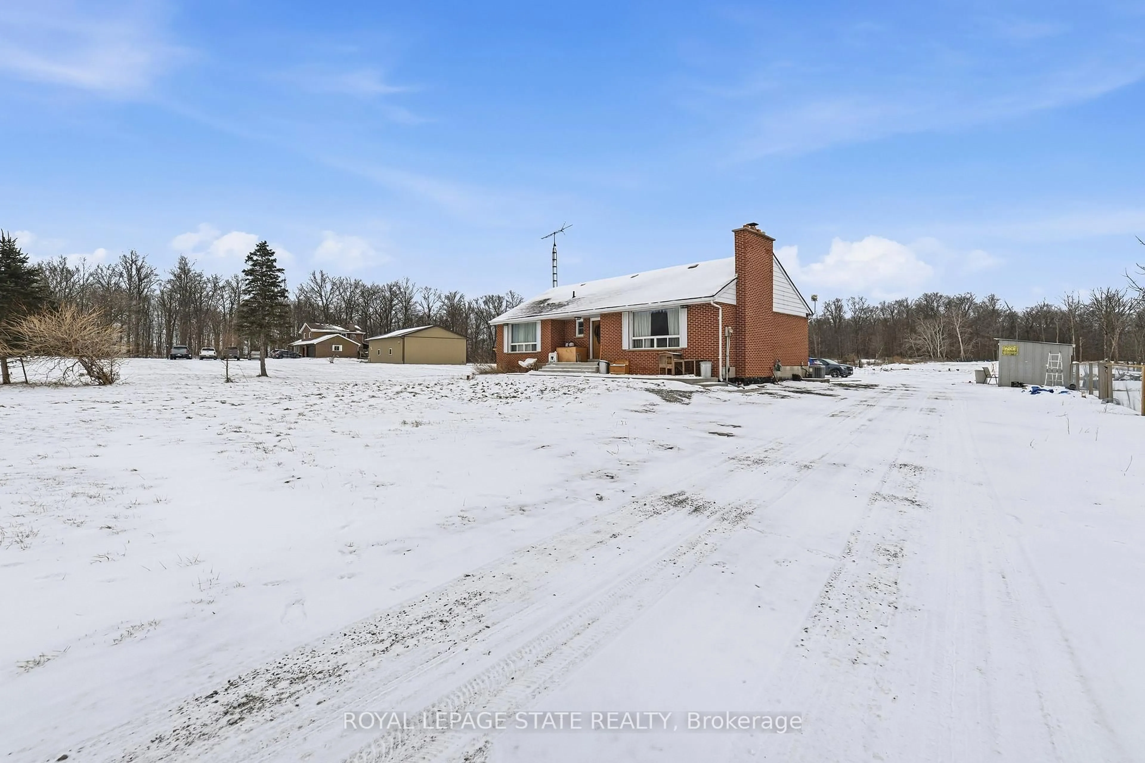 A pic from outside/outdoor area/front of a property/back of a property/a pic from drone, building for 697 Highway 56, Haldimand Ontario N0A 1R0