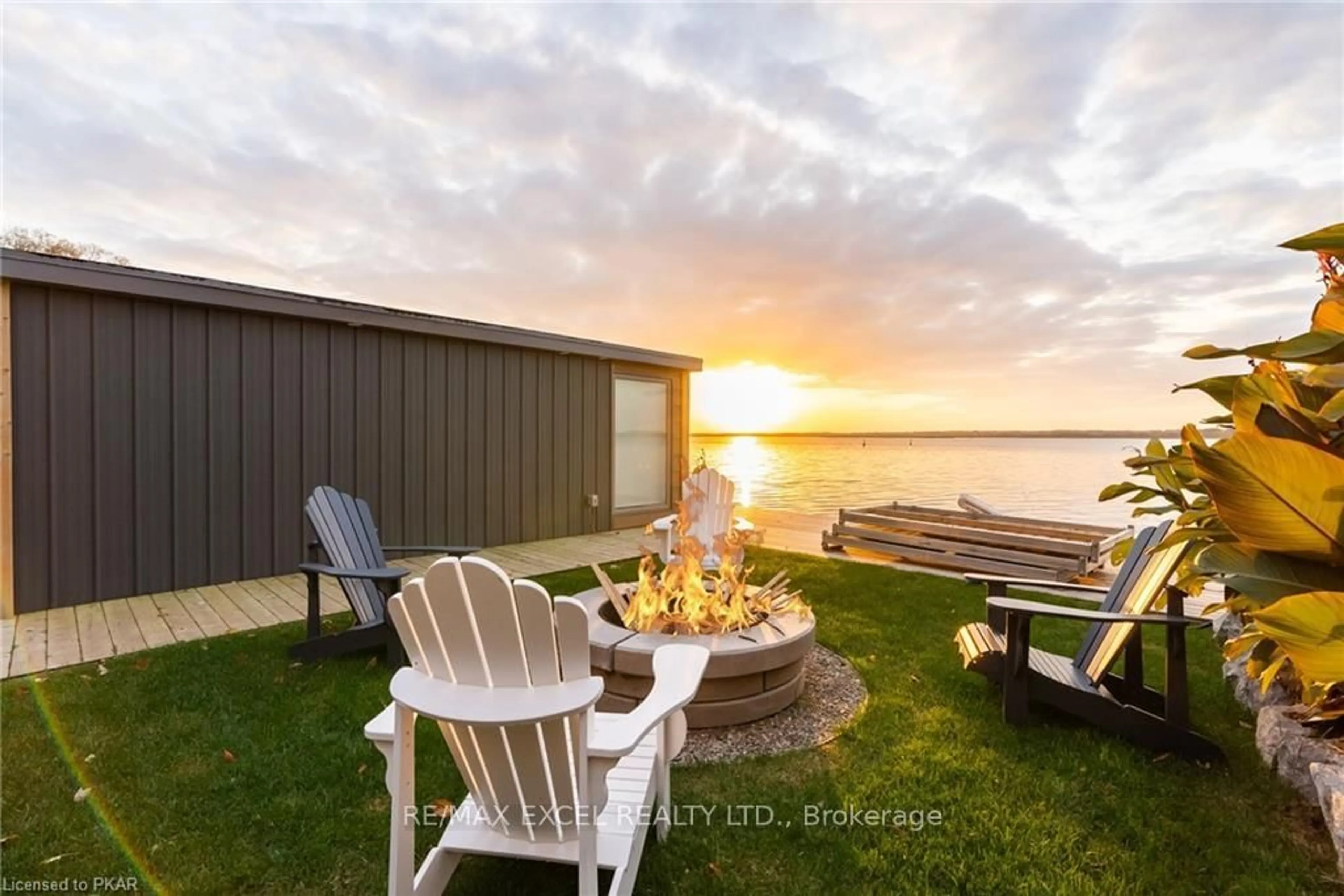 Patio, water/lake/river/ocean view for 205 Snug Harbour Rd, Kawartha Lakes Ontario K9V 4R6