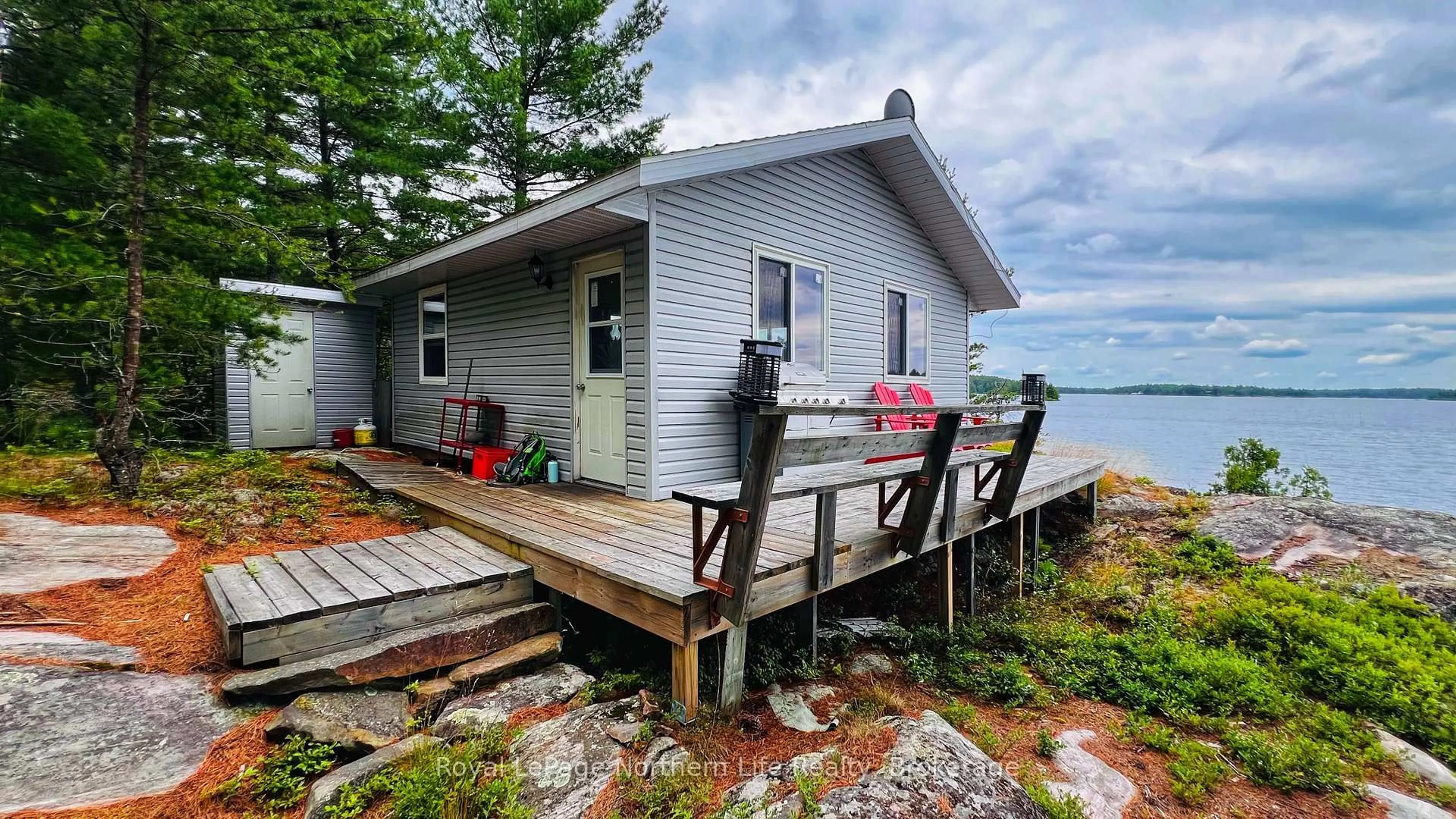 Patio, water/lake/river/ocean view for N/A Parcel 8418 Sec NS, Parry Sound Remote Area Ontario P0M 2N1