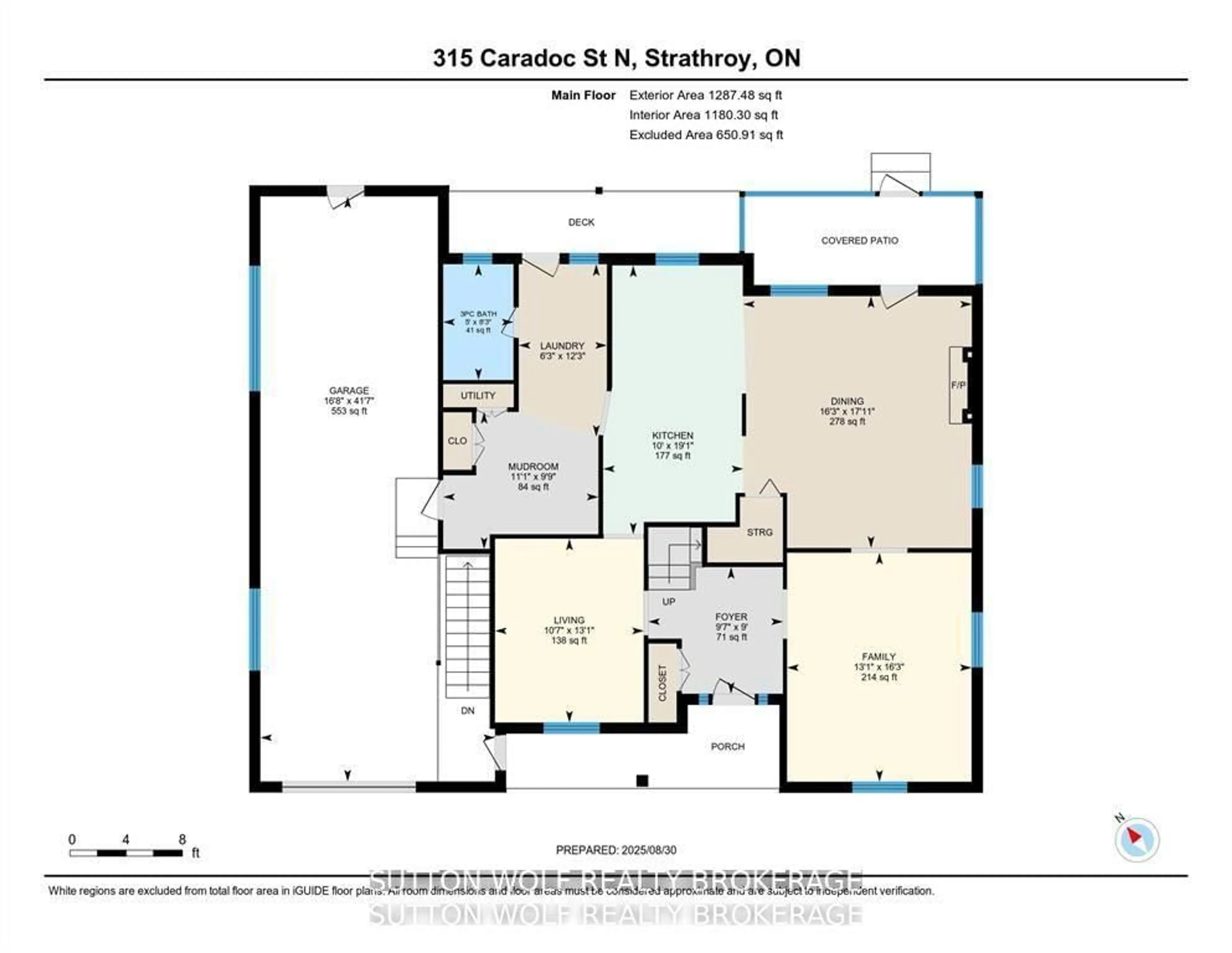 Floor plan for 315 Caradoc St, Strathroy-Caradoc Ontario N7G 2N1
