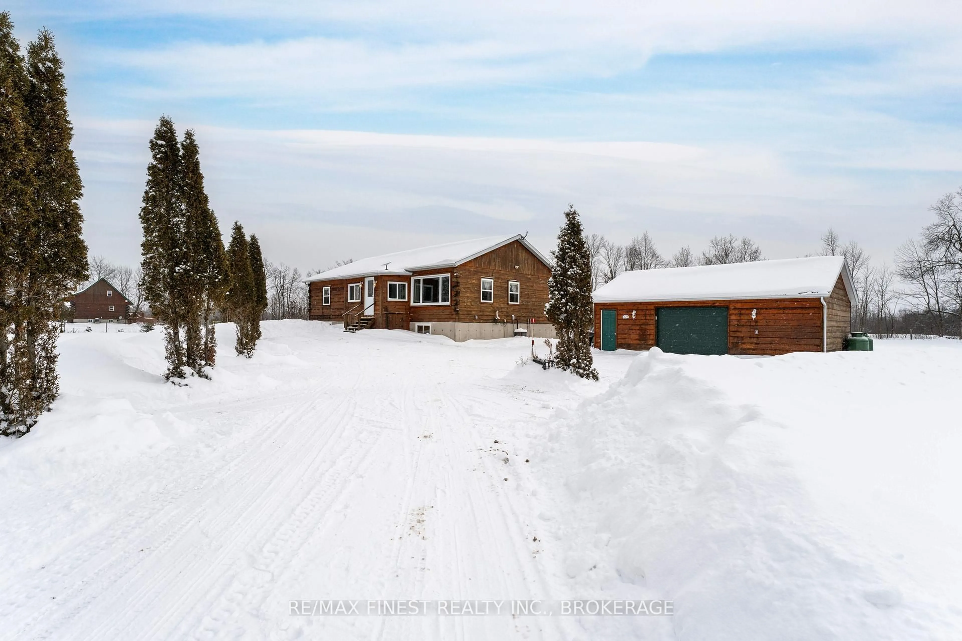 A pic from outside/outdoor area/front of a property/back of a property/a pic from drone, street for 404 Dean Smith Rd, Perth Road Ontario K0H 2L0