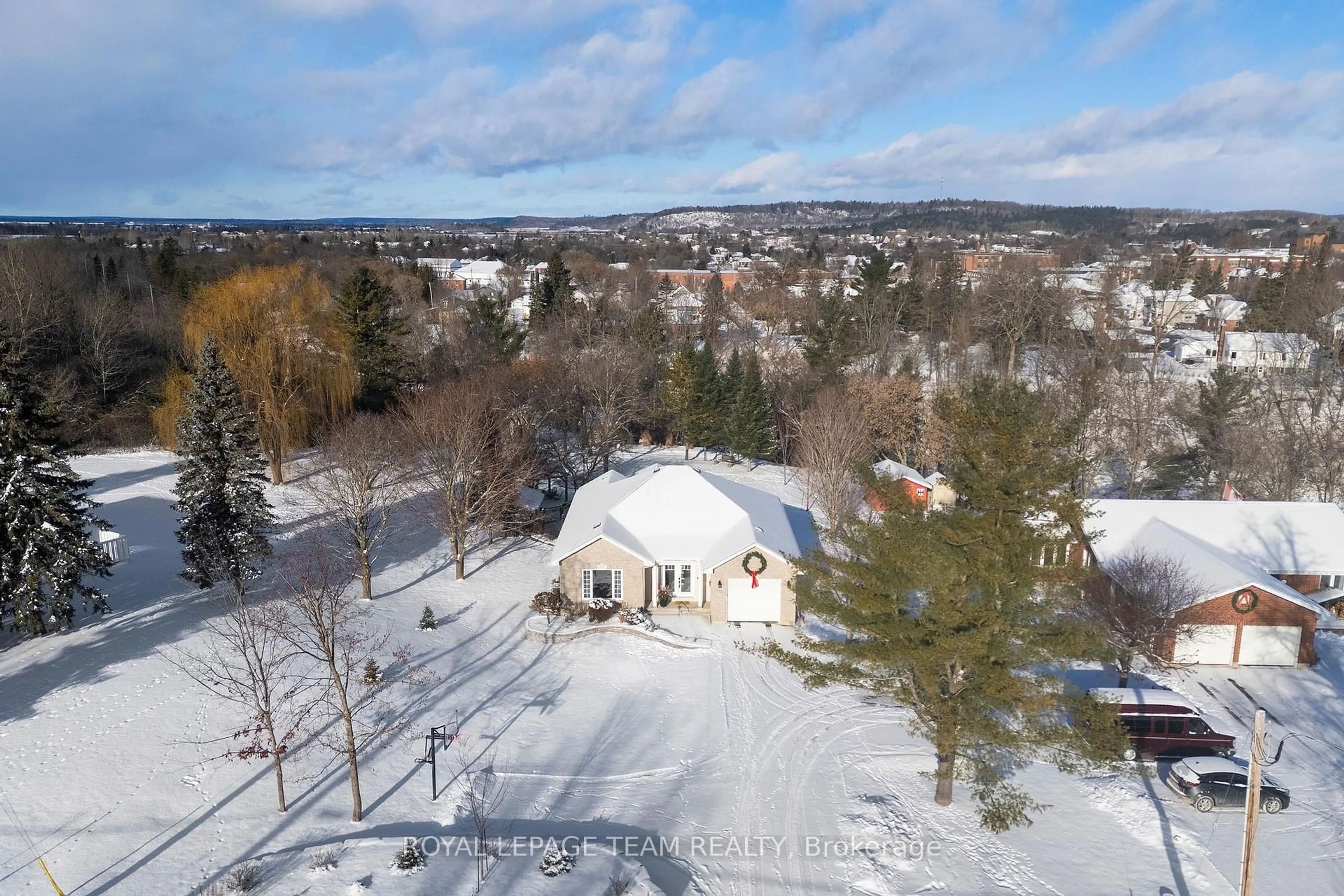 A pic from outside/outdoor area/front of a property/back of a property/a pic from drone, street for 230 Opeongo Rd, Renfrew Ontario K7V 2T5