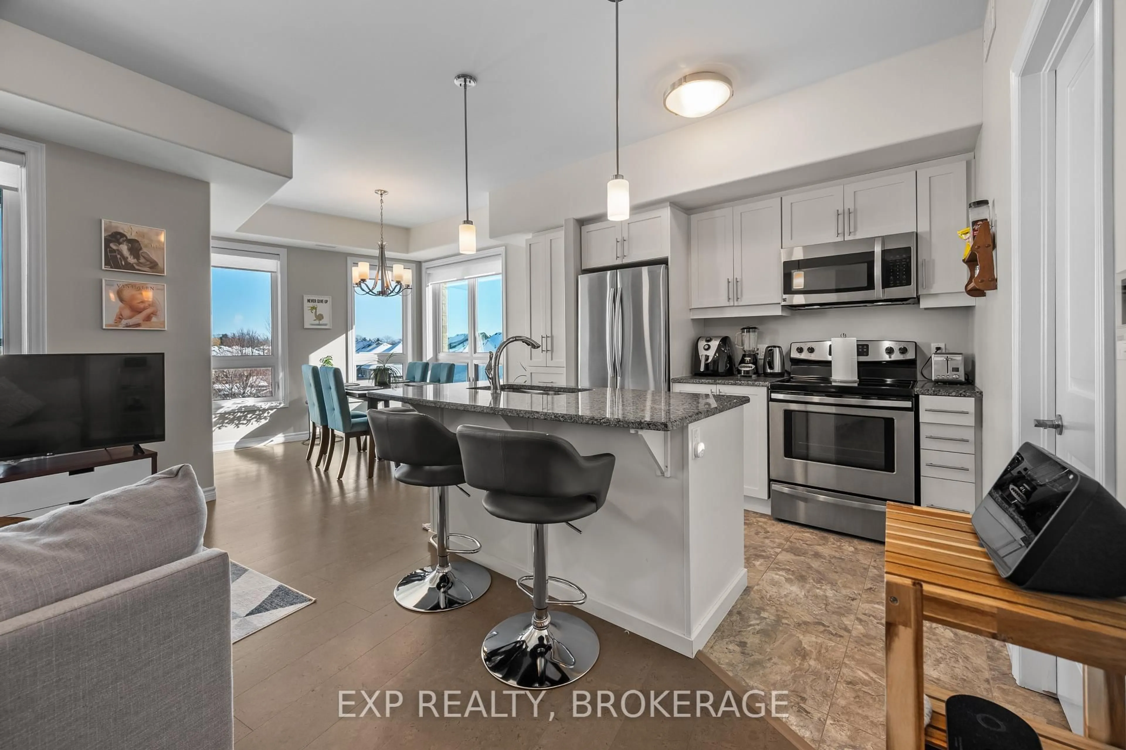 Open concept kitchen, unknown for 740 Augusta Dr #307, Kingston Ontario K7P 0R5