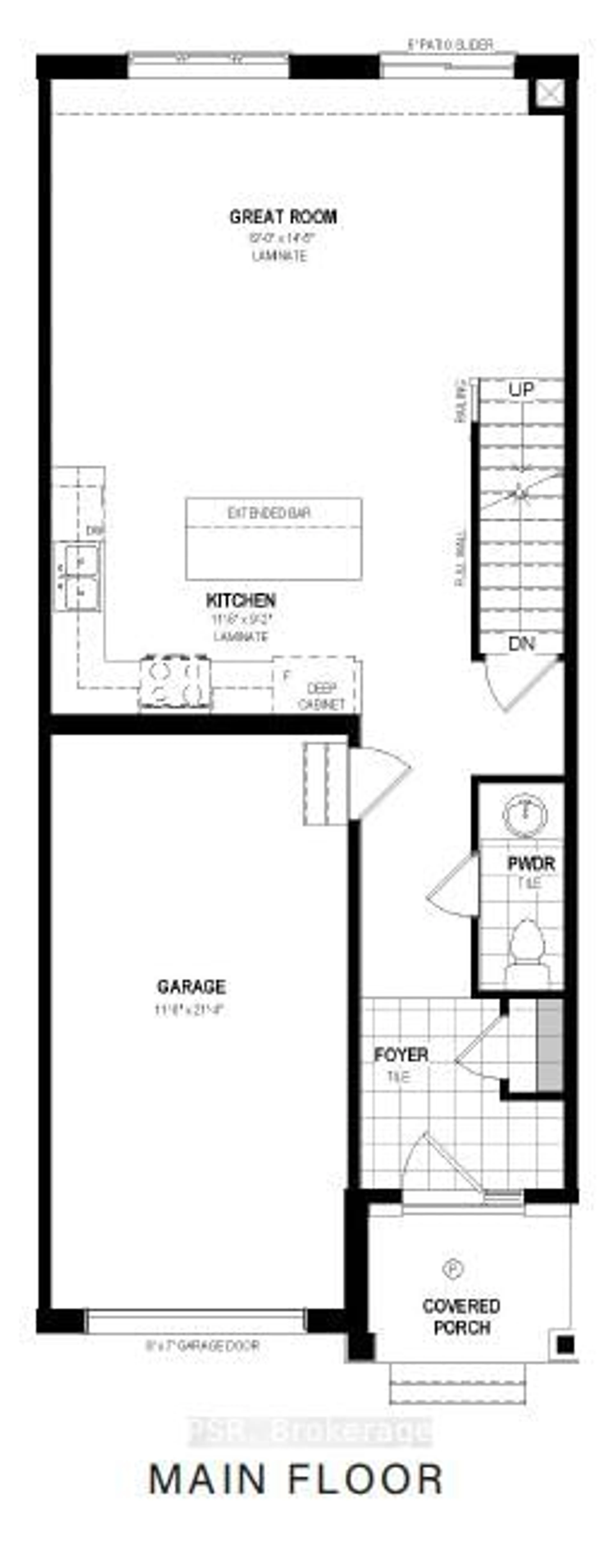 Floor plan for Lot E25 Rivergreen Cres, Cambridge Ontario N1S 0G1