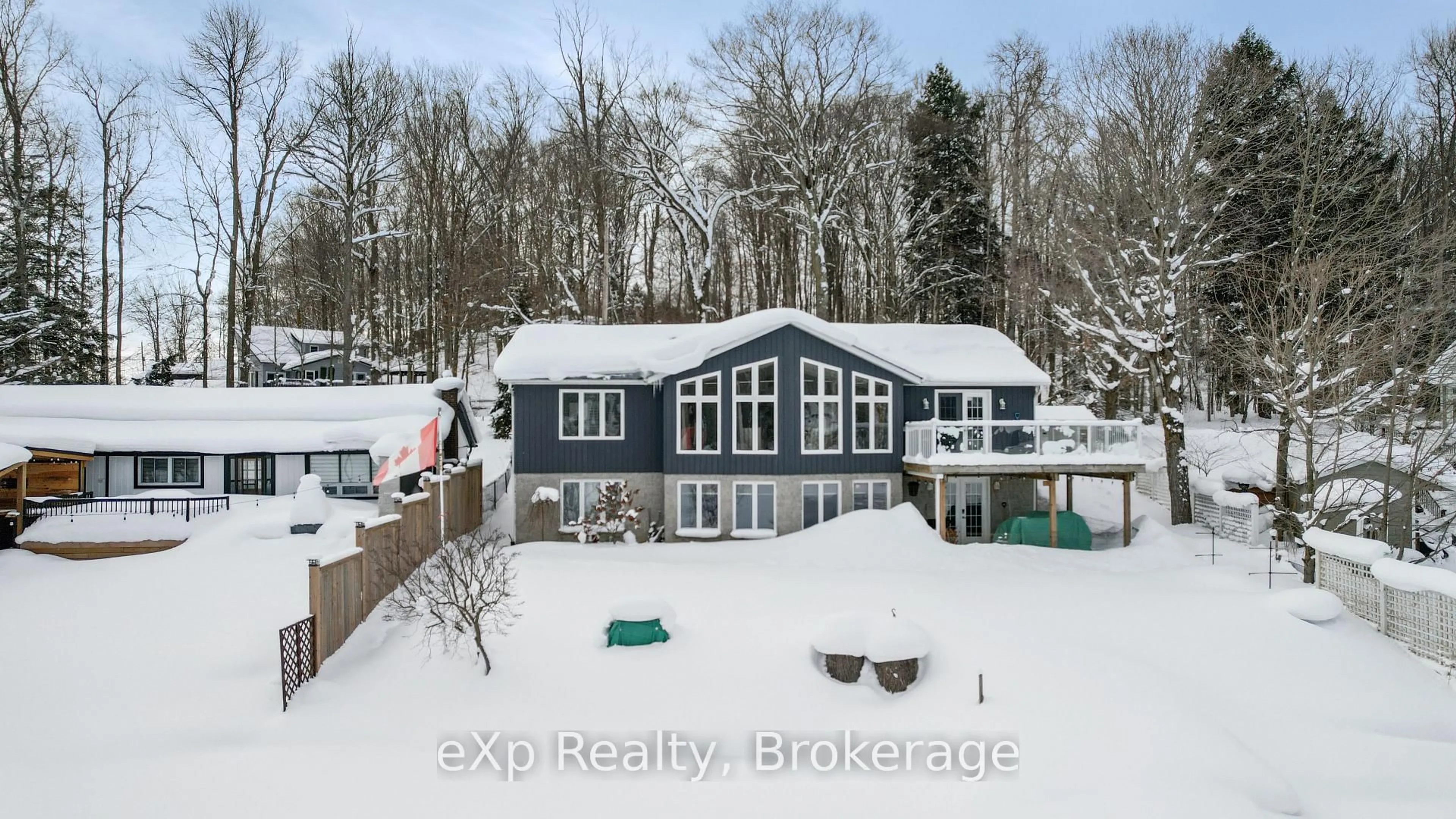 A pic from outside/outdoor area/front of a property/back of a property/a pic from drone, unknown for 487 Lake Rosalind Rd 4, Brockton Ontario N4N 3B9