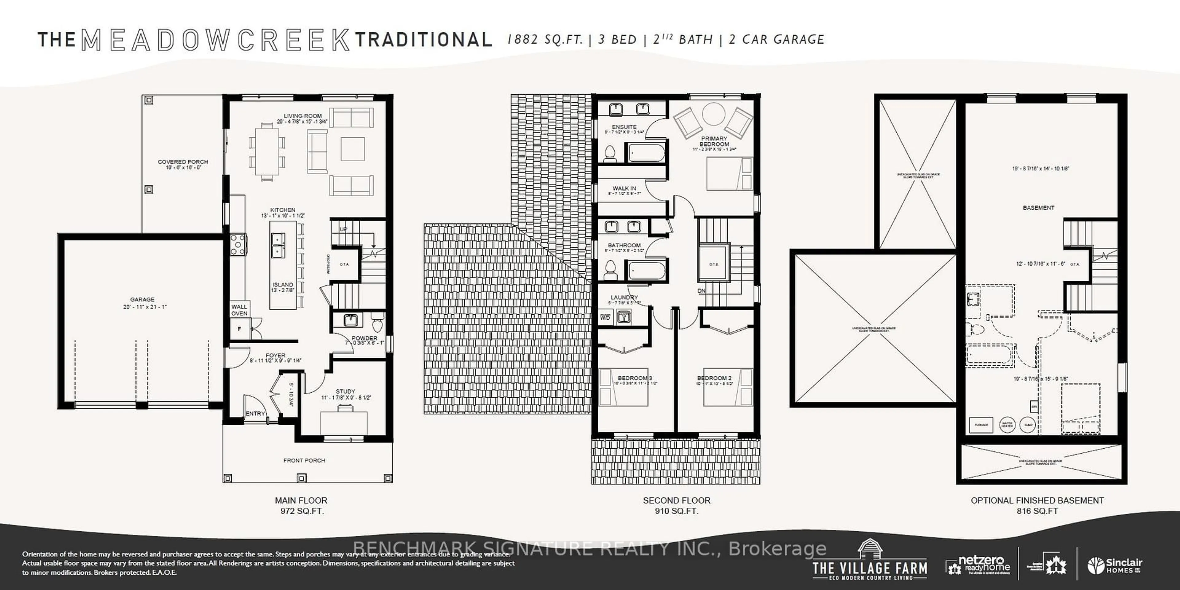 Floor plan for Lot 22 Totten St, Zorra Ontario N0J 1J0