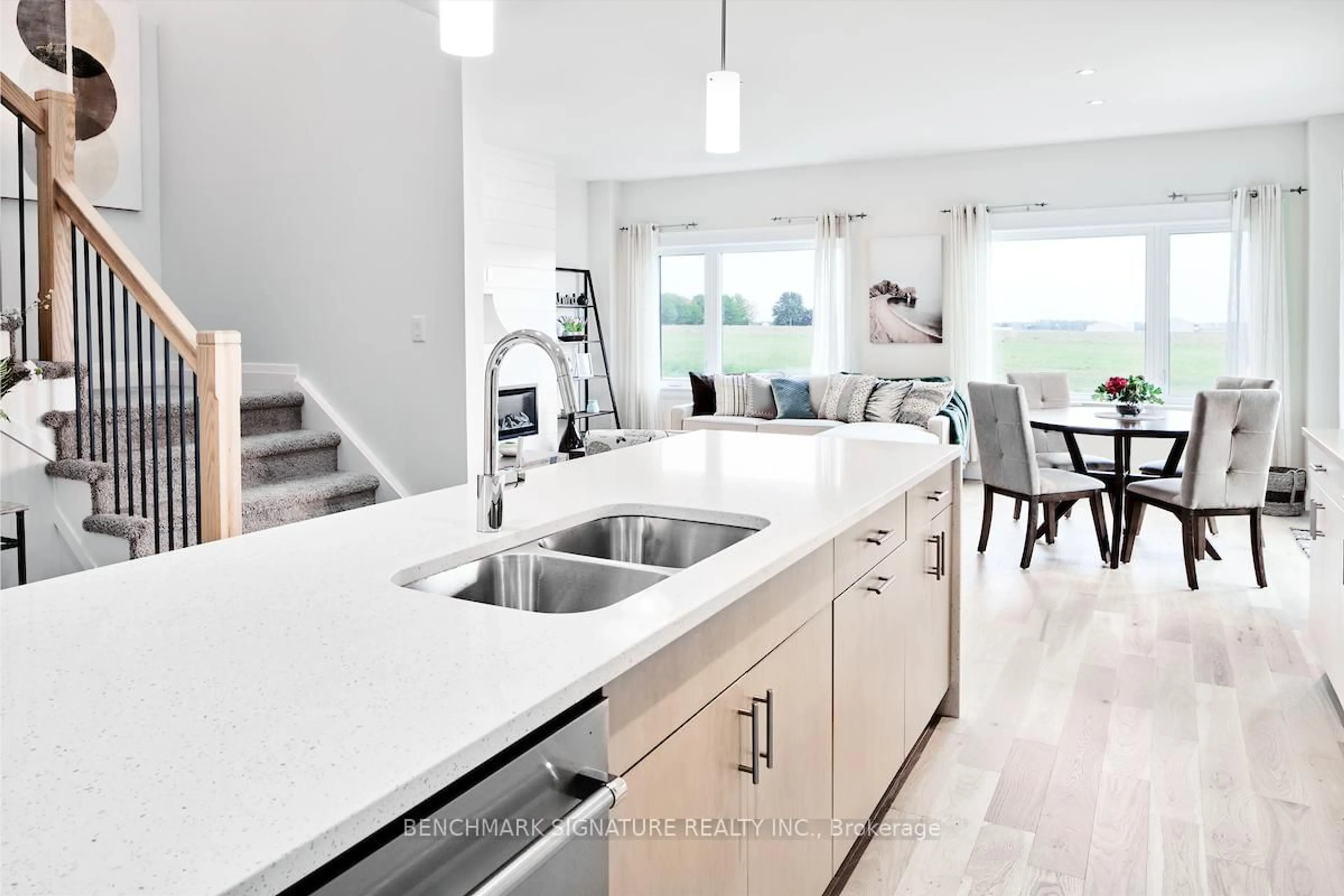 Open concept kitchen, ceramic/tile floor for Lot 22 Totten St, Zorra Ontario N0J 1J0