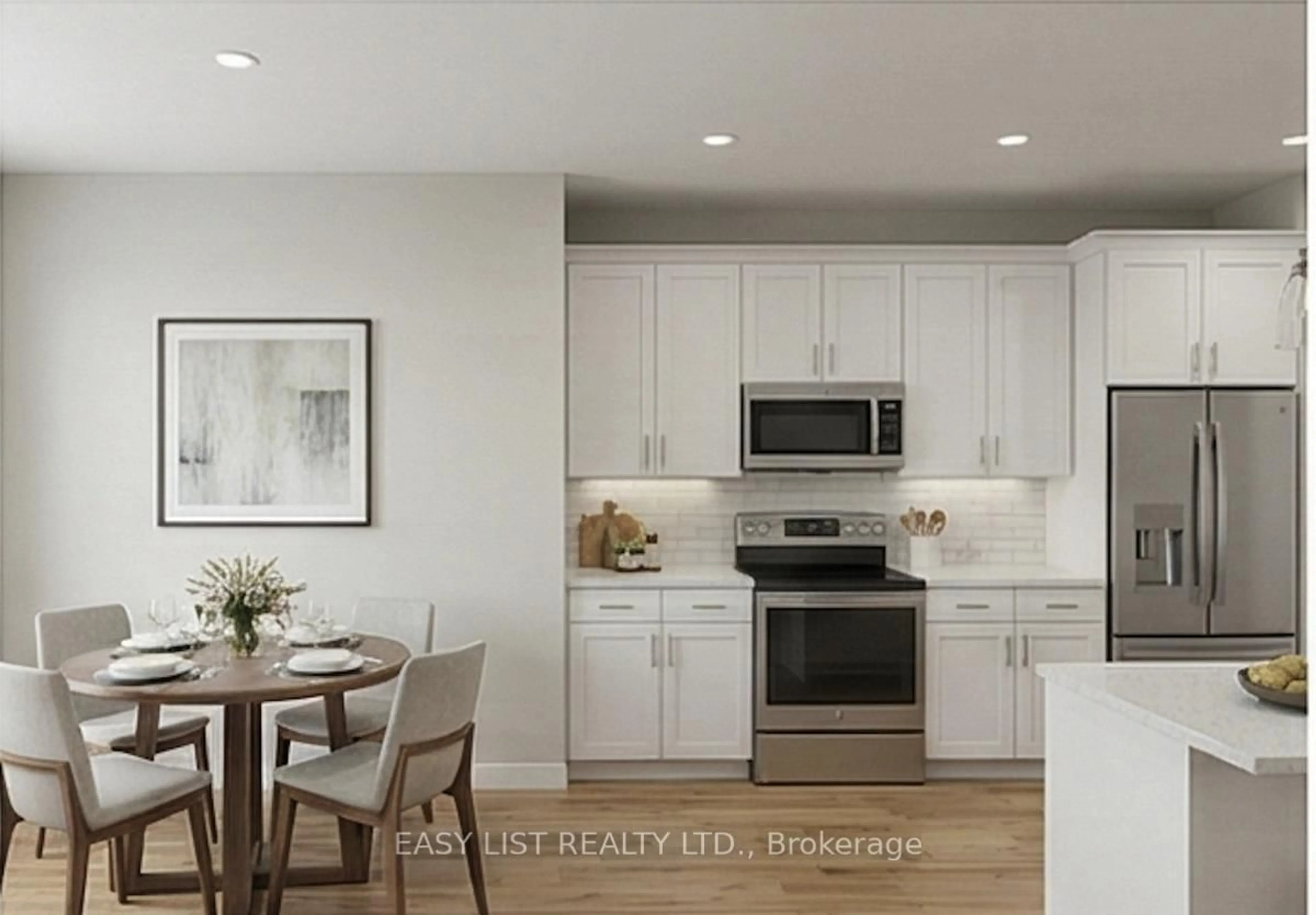 Open concept kitchen, unknown for 62-72 Cockburn St #5, Perth Ontario K7H 2B5