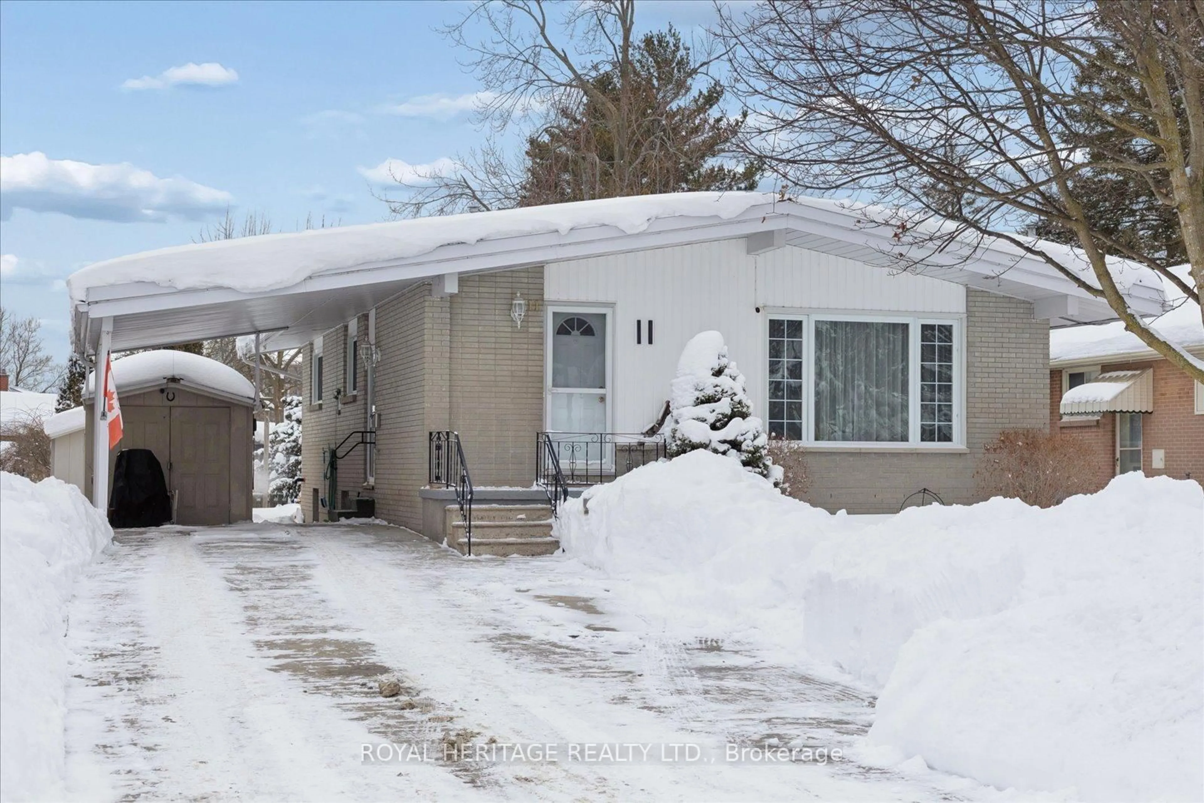 Home with vinyl exterior material, street for 11 Willow Dr, Belleville Ontario K8N 1X1