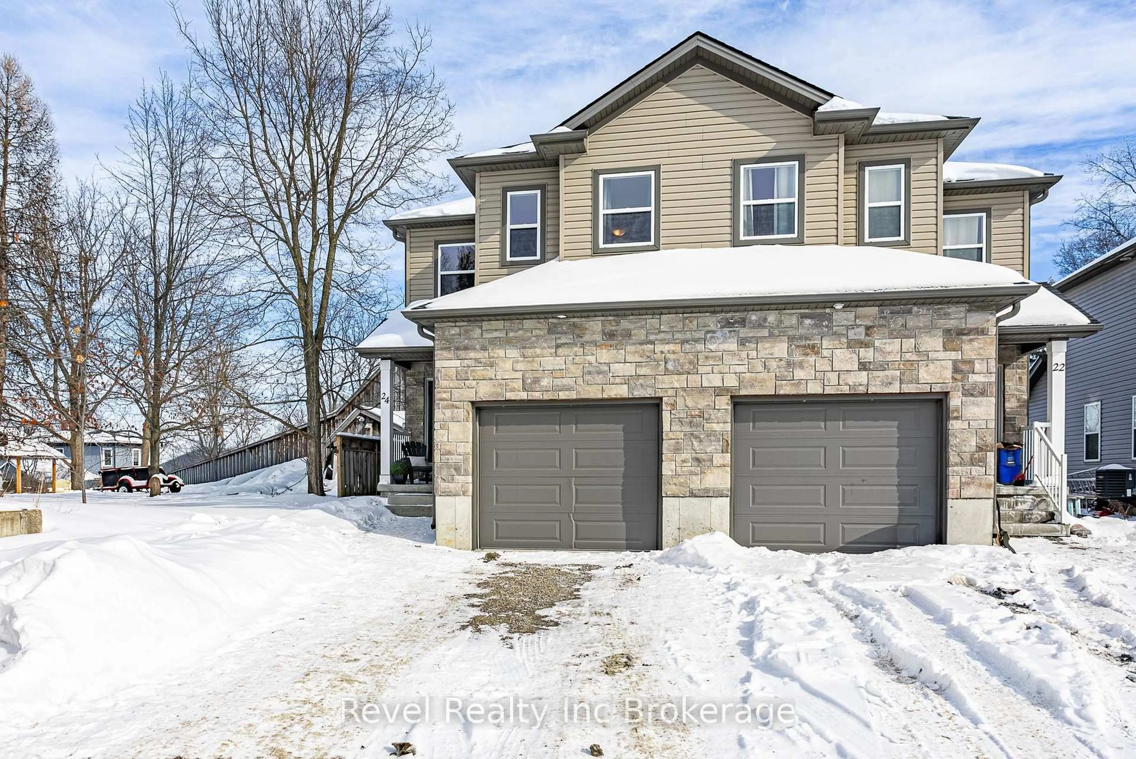 Home with brick exterior material, street for 24 Kendell Lane, Ingersoll Ontario N5C 0B7