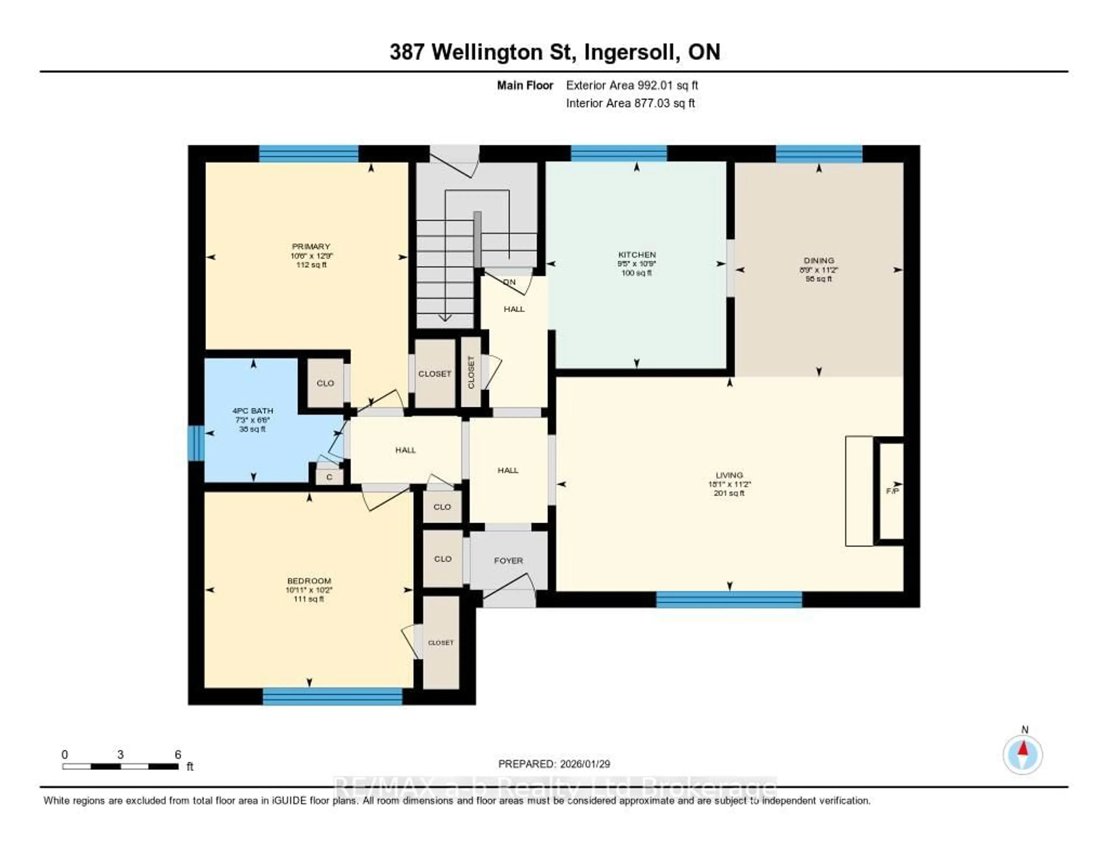 Floor plan for 387 Wellington St, Ingersoll Ontario N5C 3L6