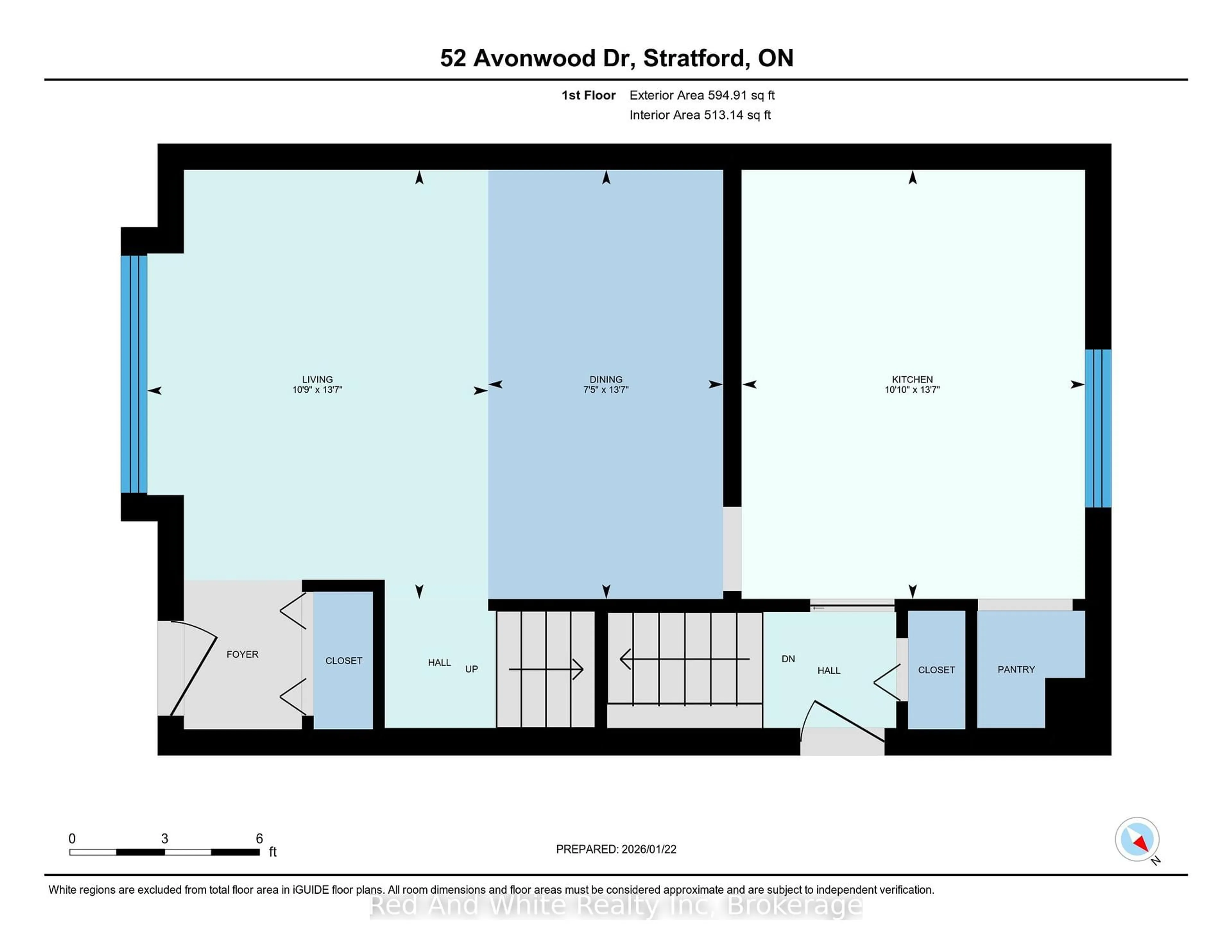 Floor plan for 52 Avonwood Dr, Stratford Ontario N4Z 1B4