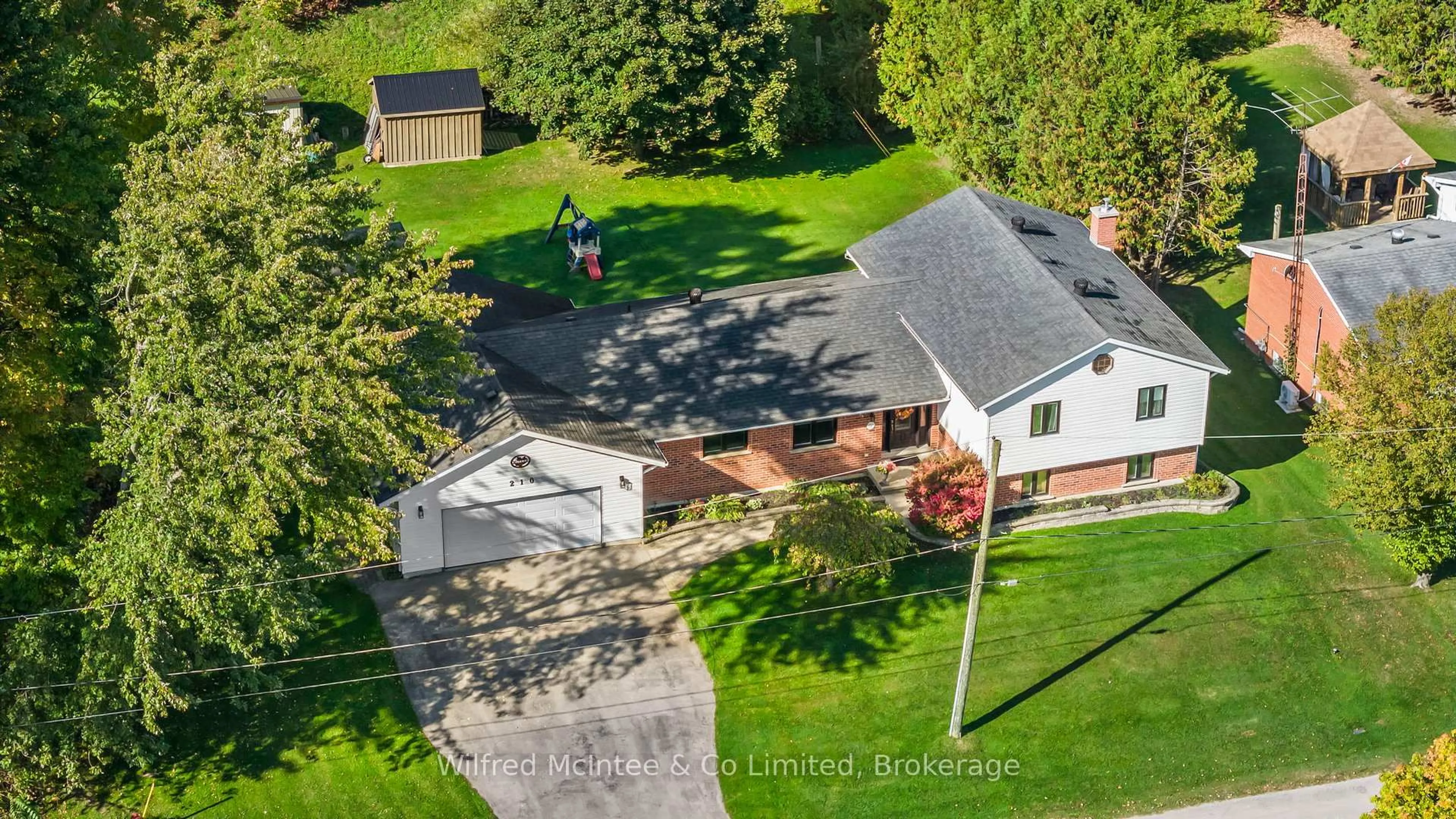 A pic from outside/outdoor area/front of a property/back of a property/a pic from drone, street for 210 James St, Arran-Elderslie Ontario N0G 2N0