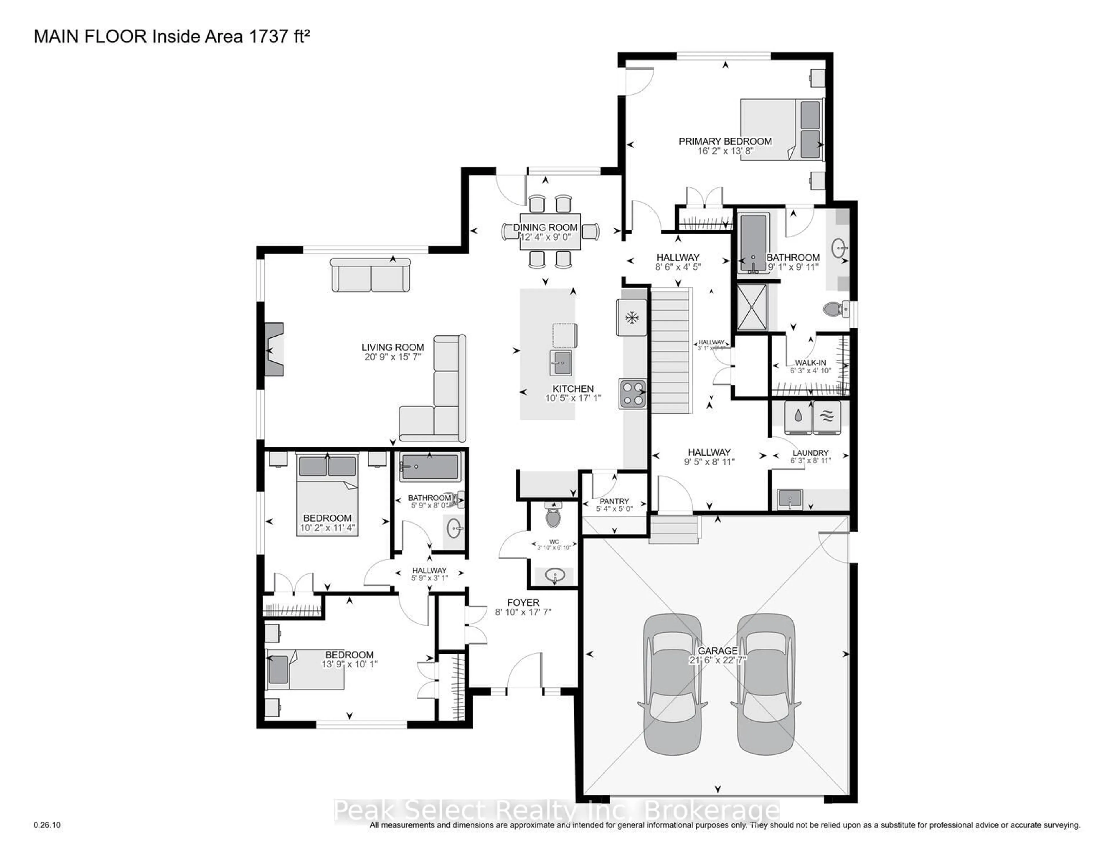 Floor plan for 343 TRACY St, St. Marys Ontario N4X 0B4