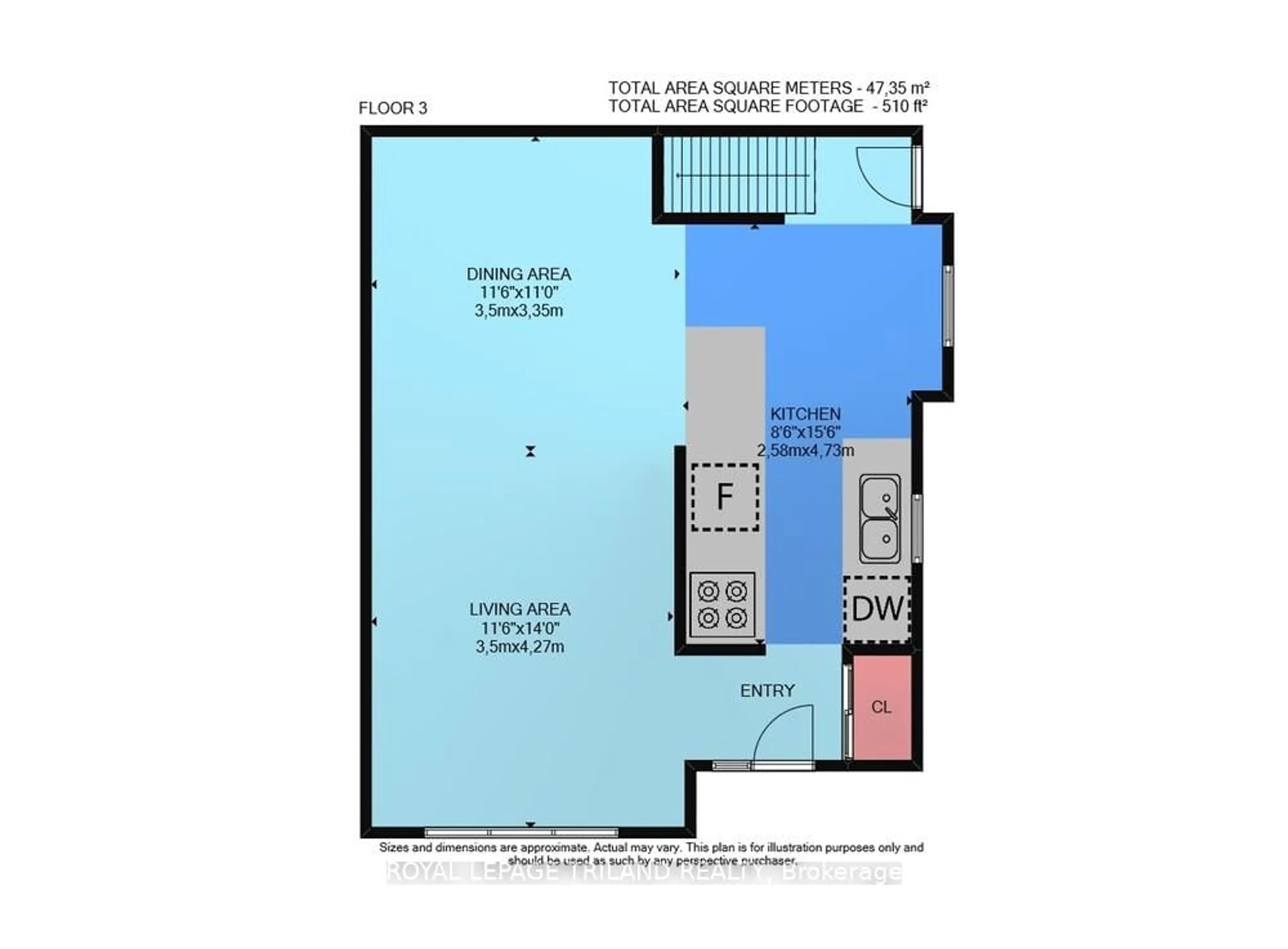 Floor plan for 328 CONWAY Dr, London South Ontario N6E 3J9