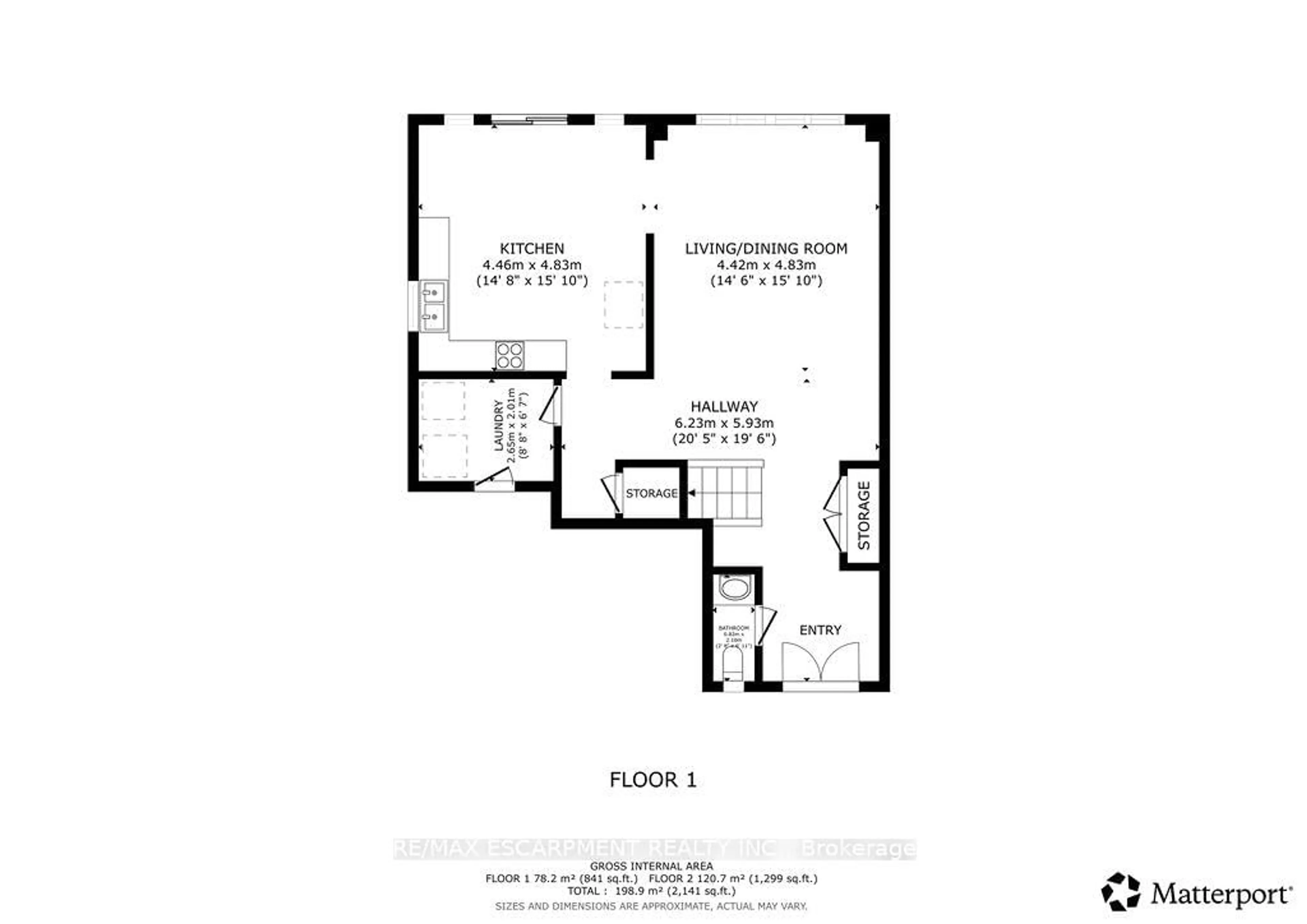 Floor plan for 15 Meadowbank Dr, Hamilton Ontario L9B 2Y9