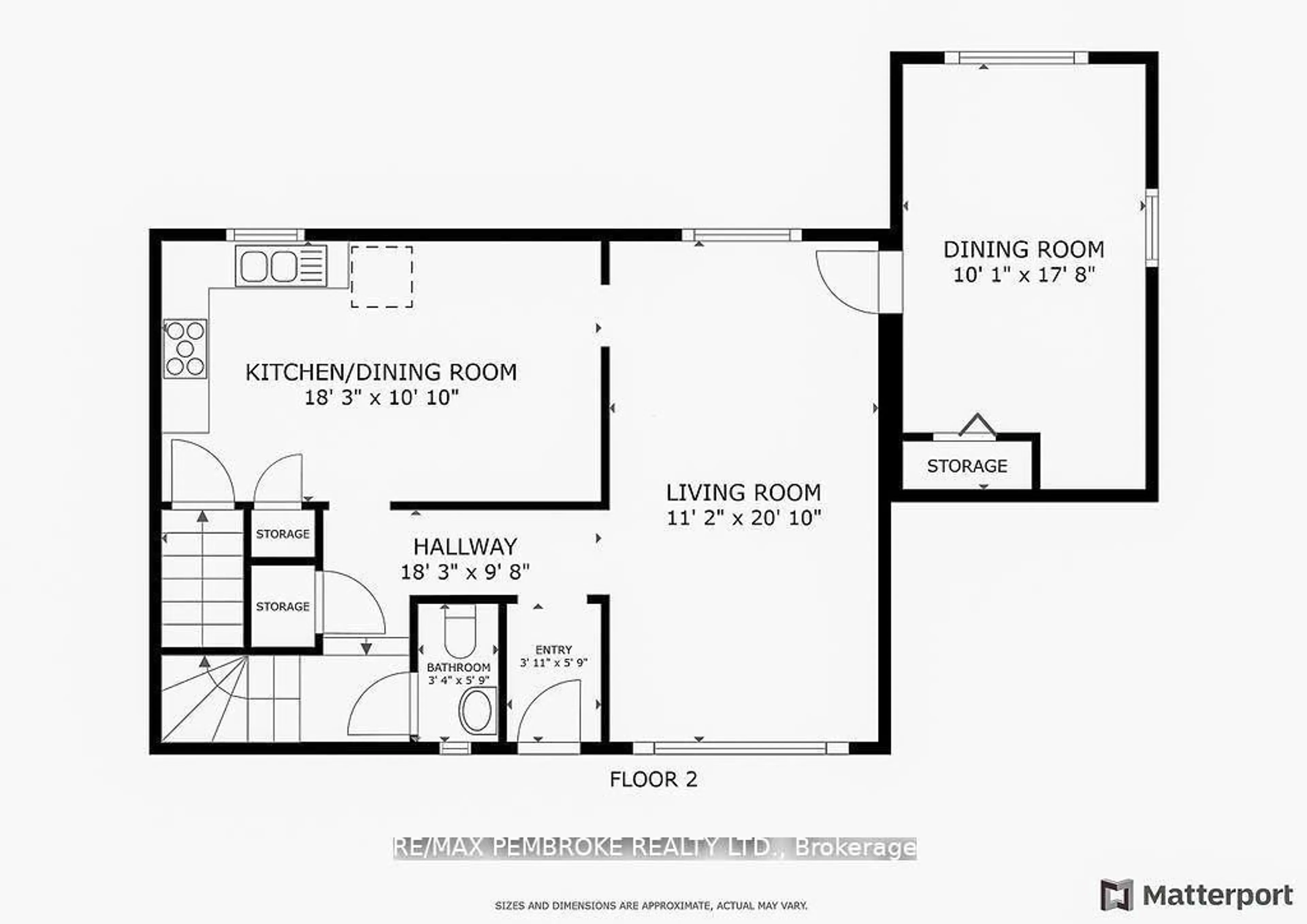 Floor plan for 13 Highland Cres, Deep River Ontario K0J 1P0