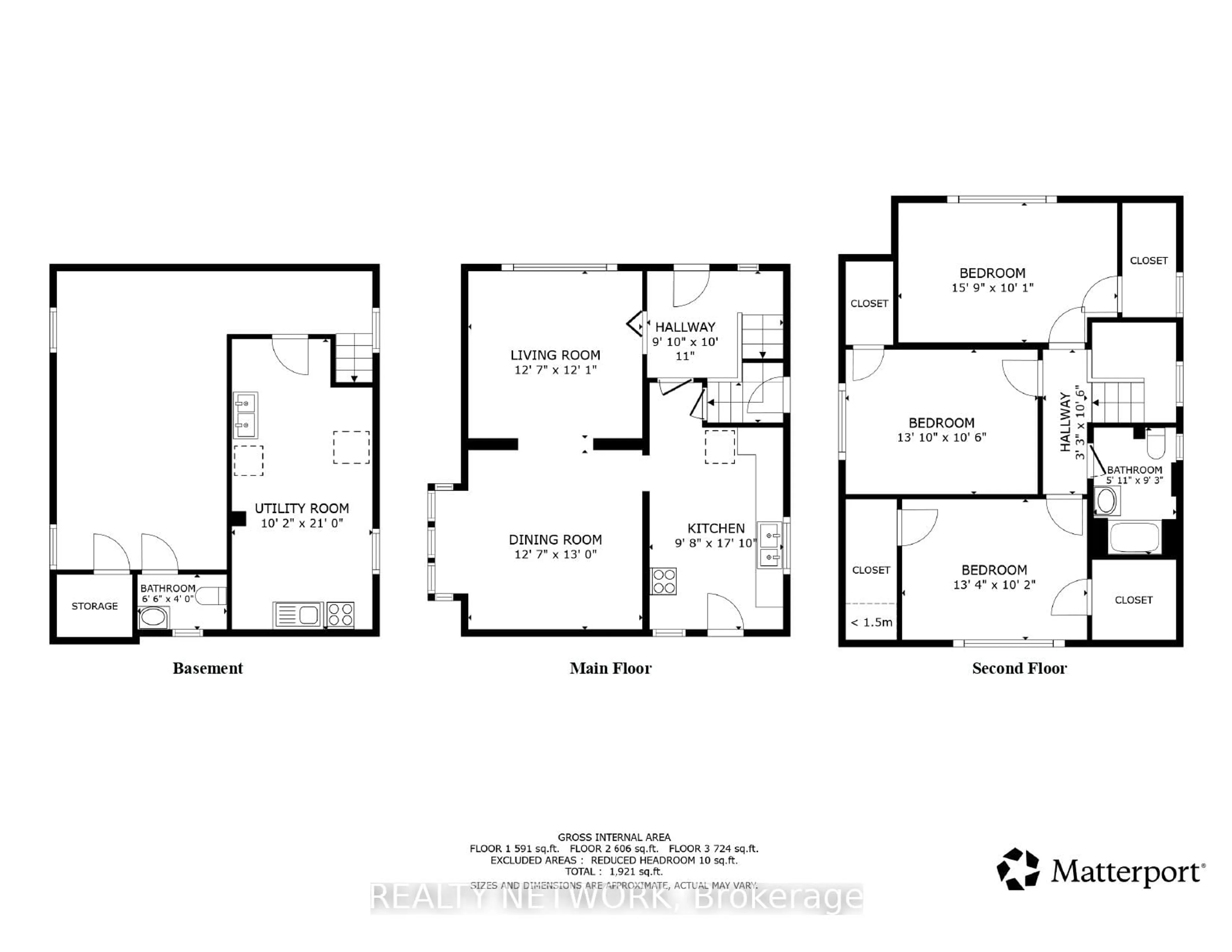 Floor plan for 229 Park Row, Hamilton Ontario L8K 2K4