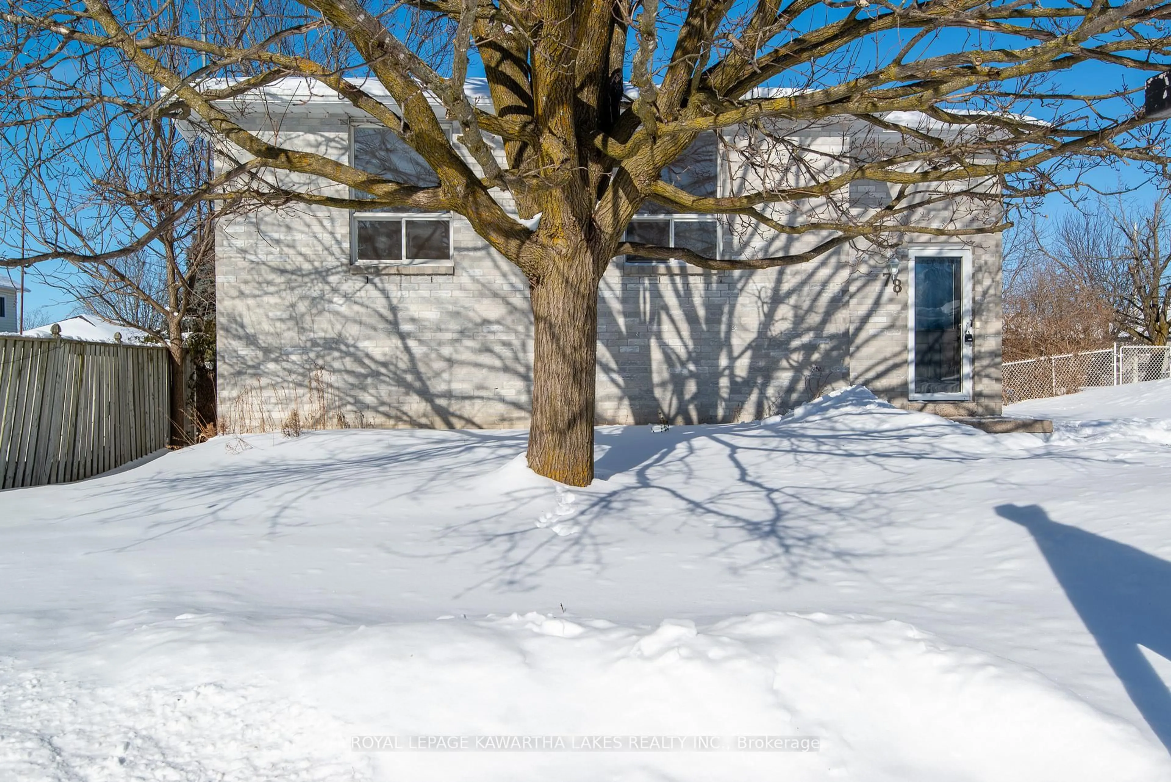A pic from outside/outdoor area/front of a property/back of a property/a pic from drone, street for 78 Eglington St, Kawartha Lakes Ontario K9V 3Z5