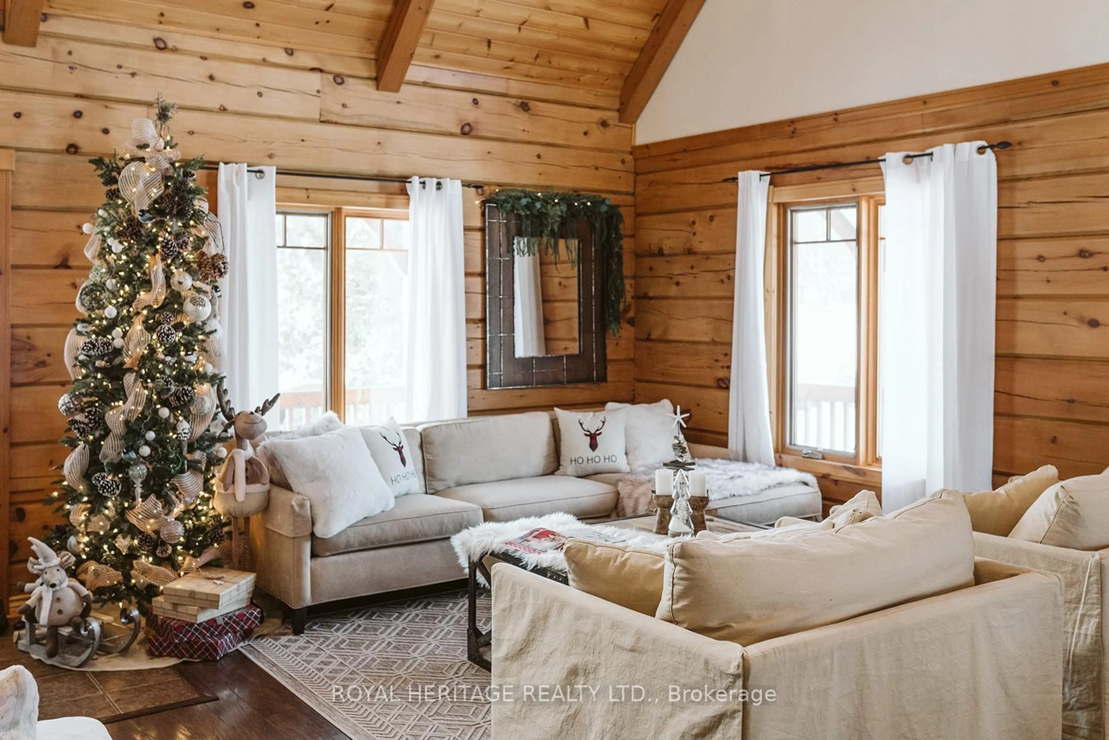 Living room with furniture, wood/laminate floor for 79 Quinlan Rd, Madoc Ontario K0K 2K0