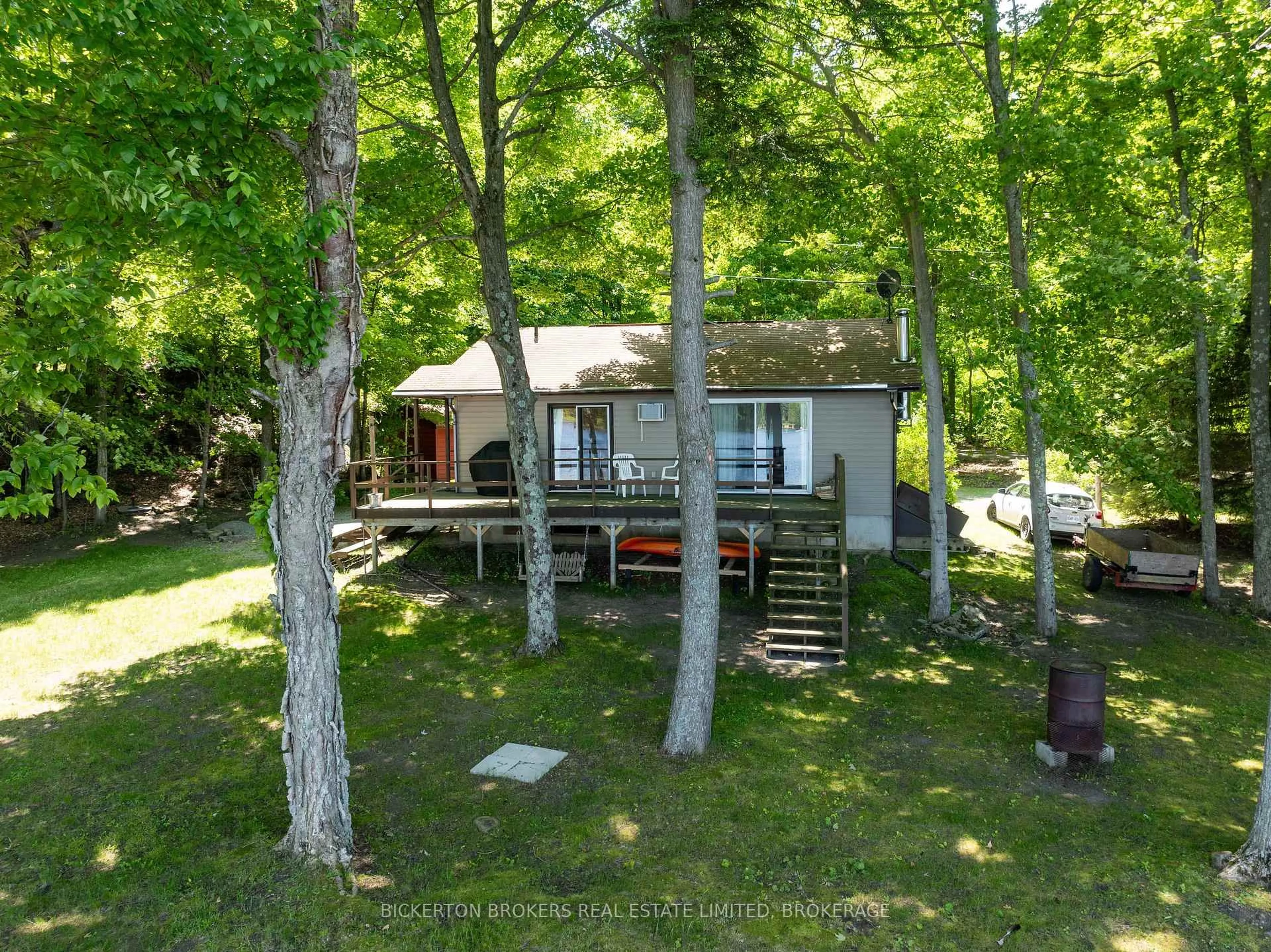 A pic from outside/outdoor area/front of a property/back of a property/a pic from drone, forest/trees view for 375 Cedar Sands Roadway Rd, Rideau Lakes Ontario K0E 1N0