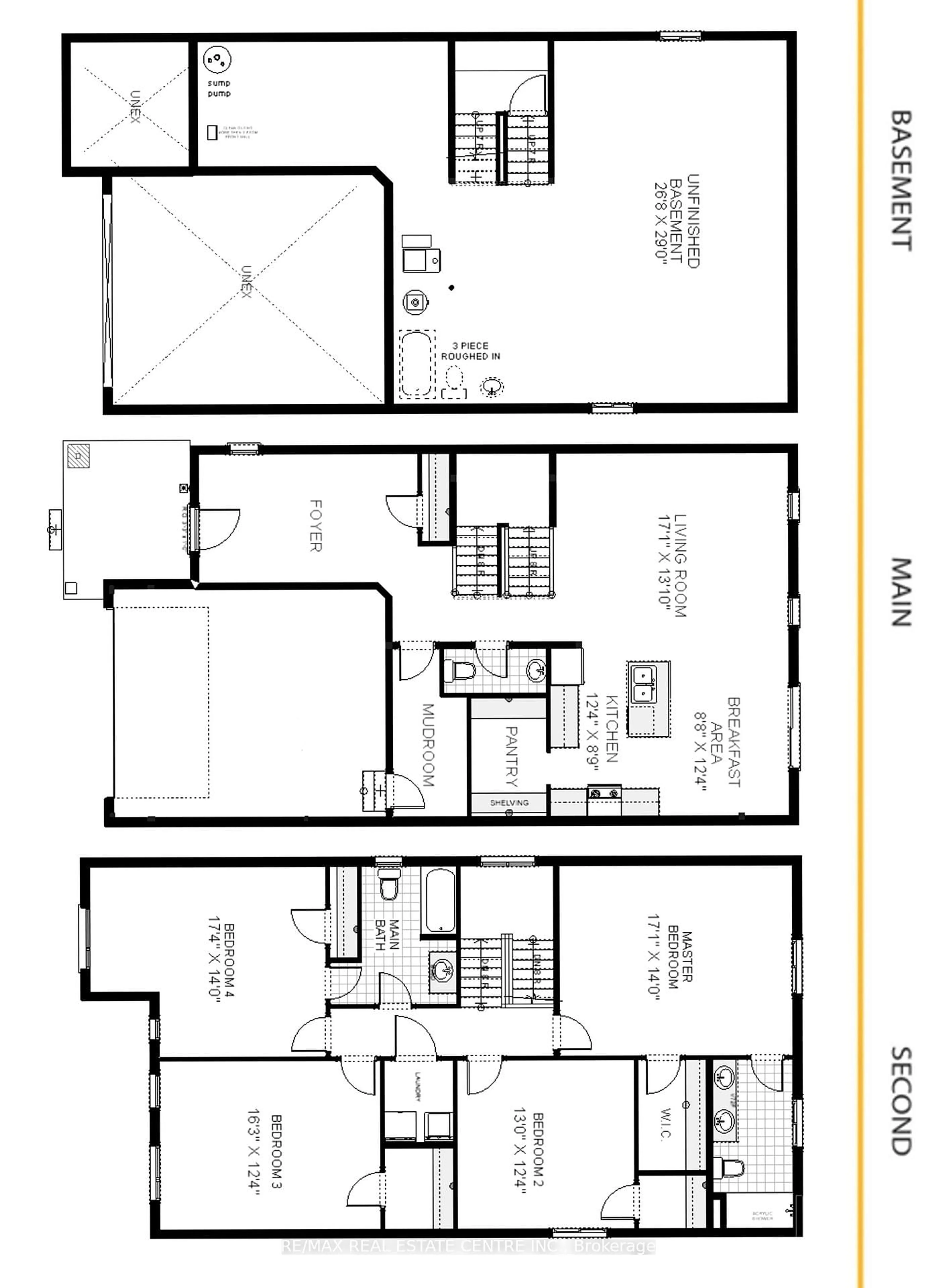 Floor plan for 204 Benninger Dr, Kitchener Ontario N2E 0C9