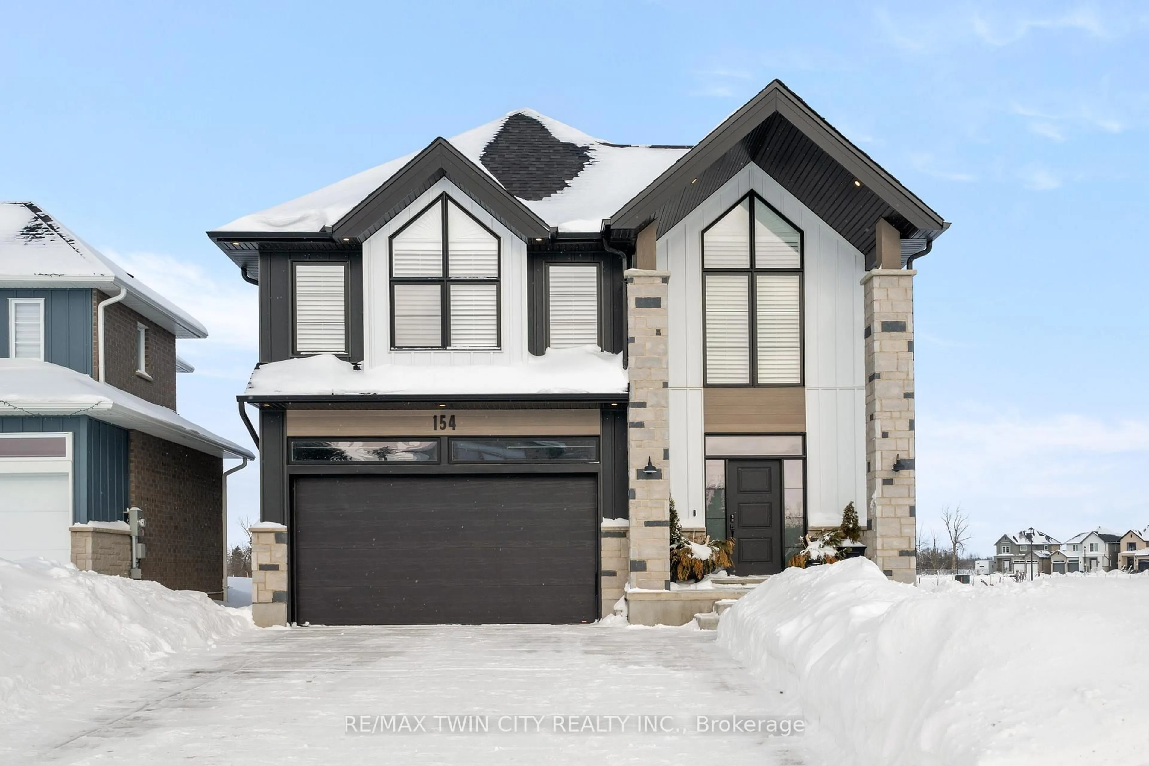 Home with brick exterior material, street for 154 Dempsey Dr, Stratford Ontario N5A 0R5