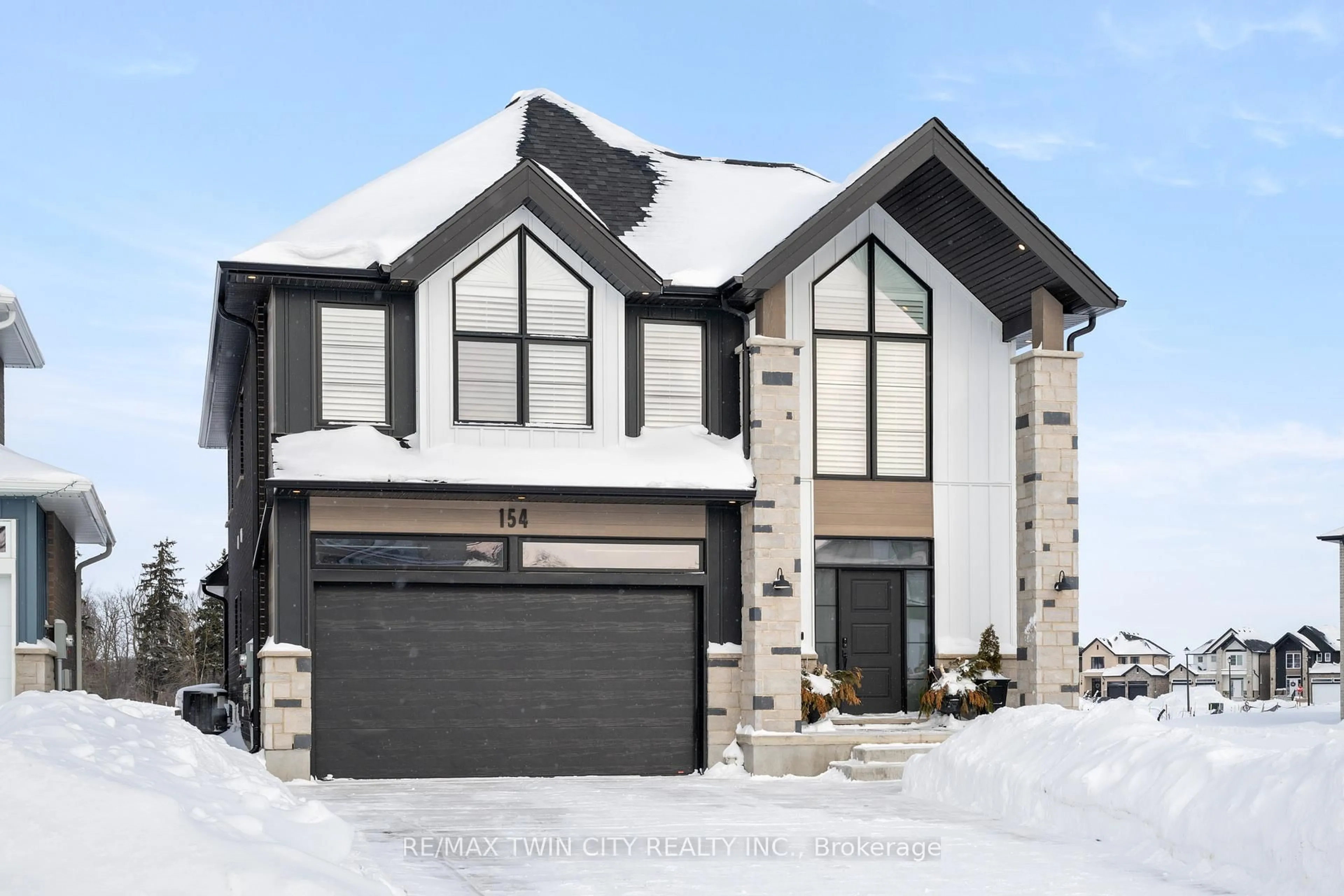 Home with brick exterior material, street for 154 Dempsey Dr, Stratford Ontario N5A 0R5