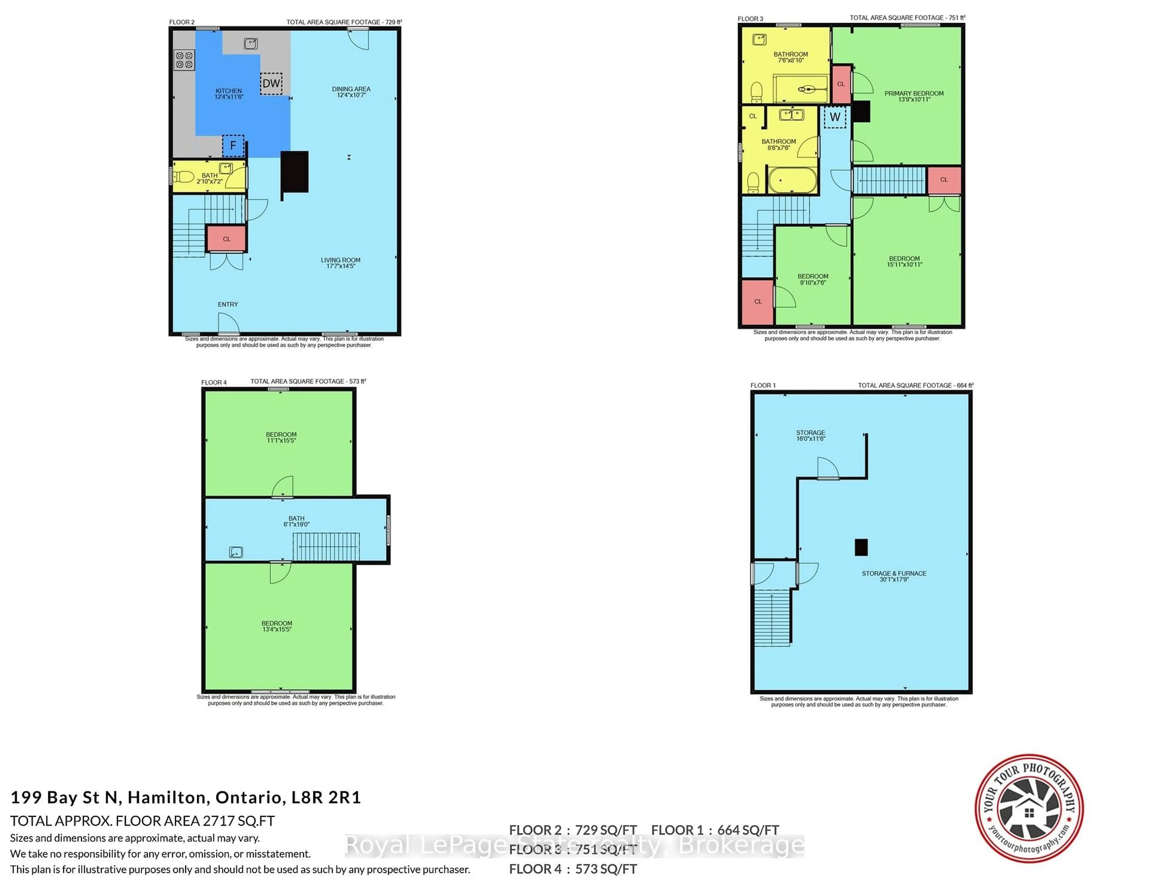Floor plan for 199 Bay St, Hamilton Ontario L8R 2R1