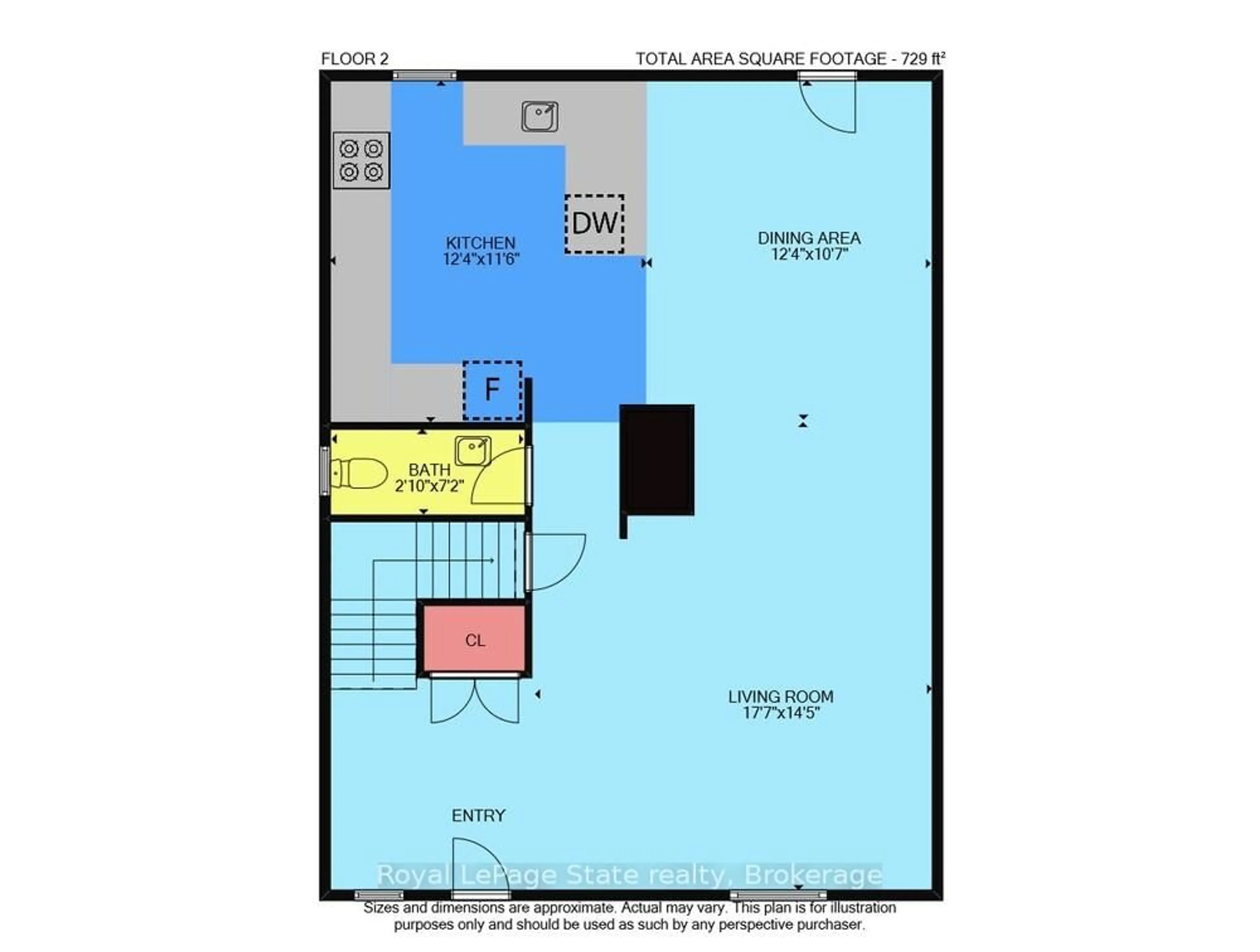 Floor plan for 199 Bay St, Hamilton Ontario L8R 2R1