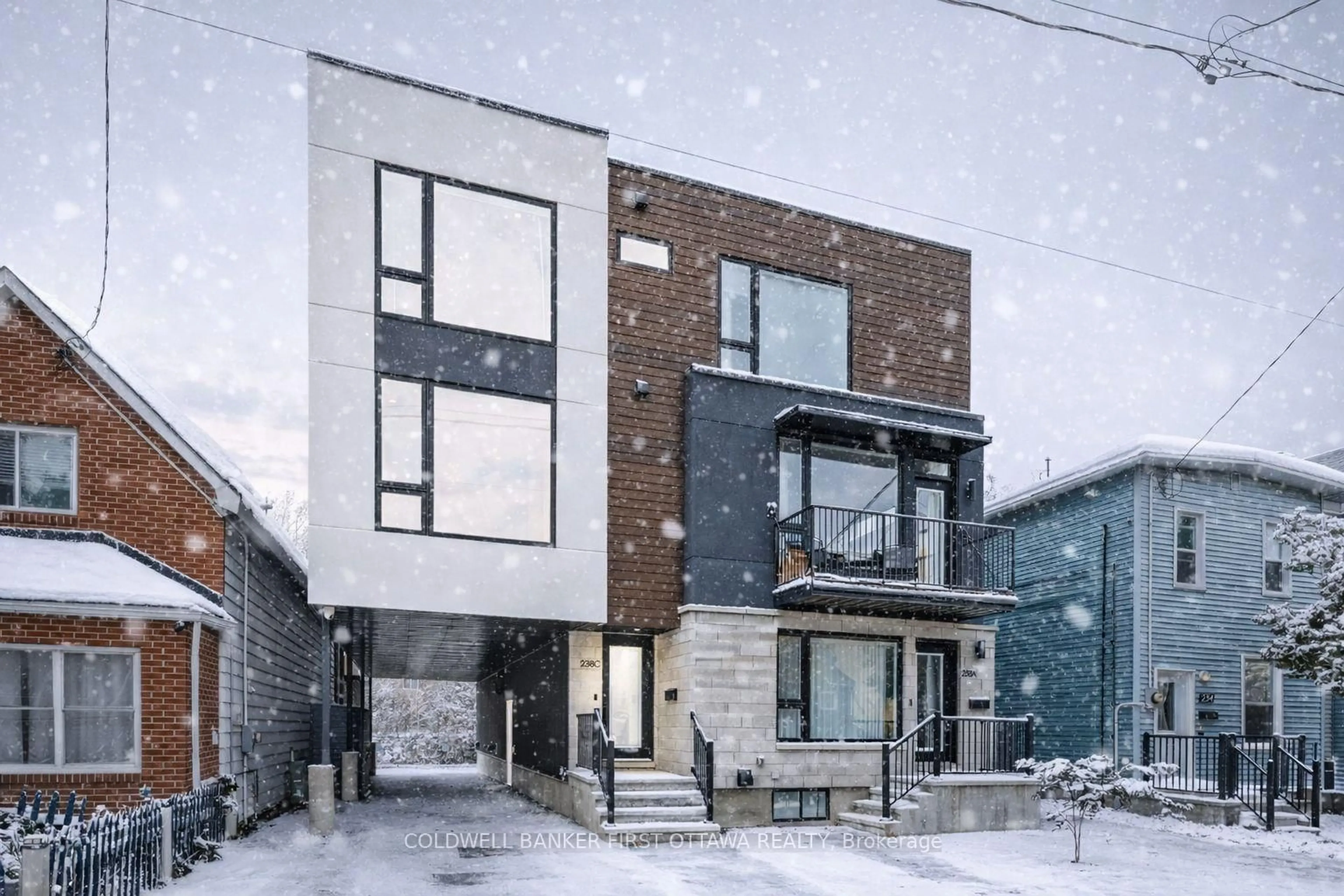 Home with brick exterior material, street for 238 Lebreton St #C, Ottawa Ontario K1R 7J3