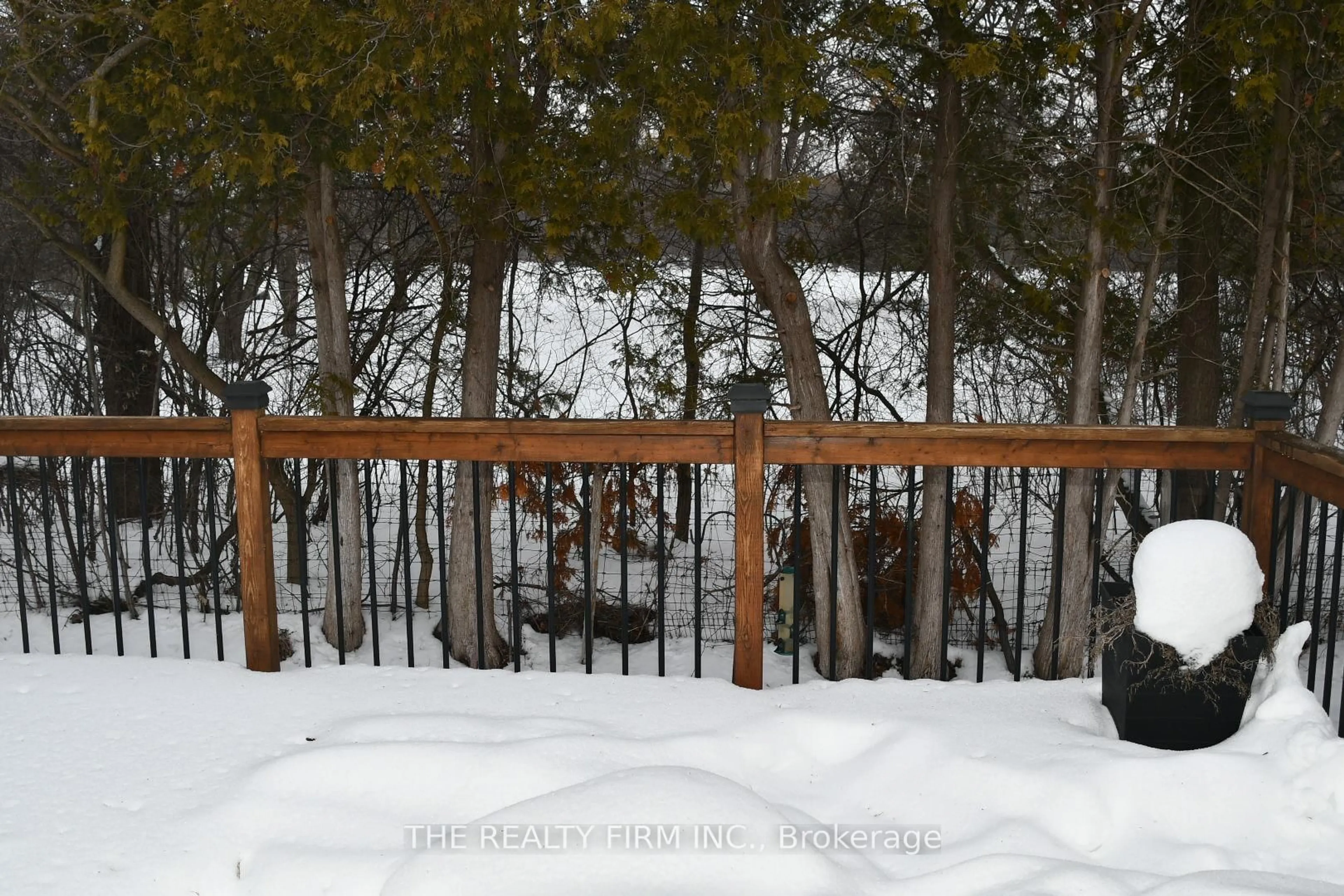 Patio, forest/trees view for 1430 Highbury Ave #73, London East Ontario N5Y 6M4