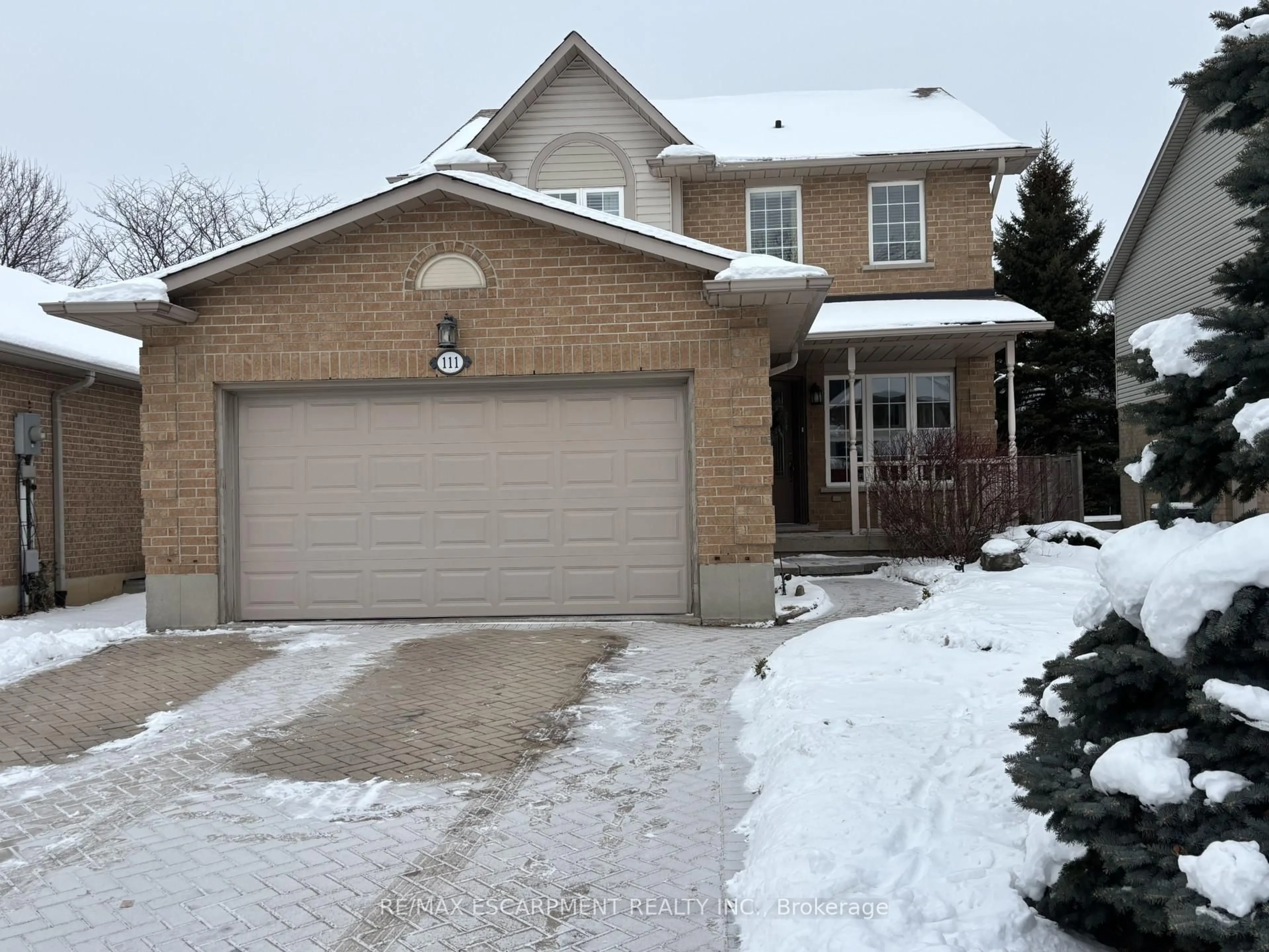 Home with brick exterior material, street for 111 Duncairn Cres, Hamilton Ontario L9C 6E9