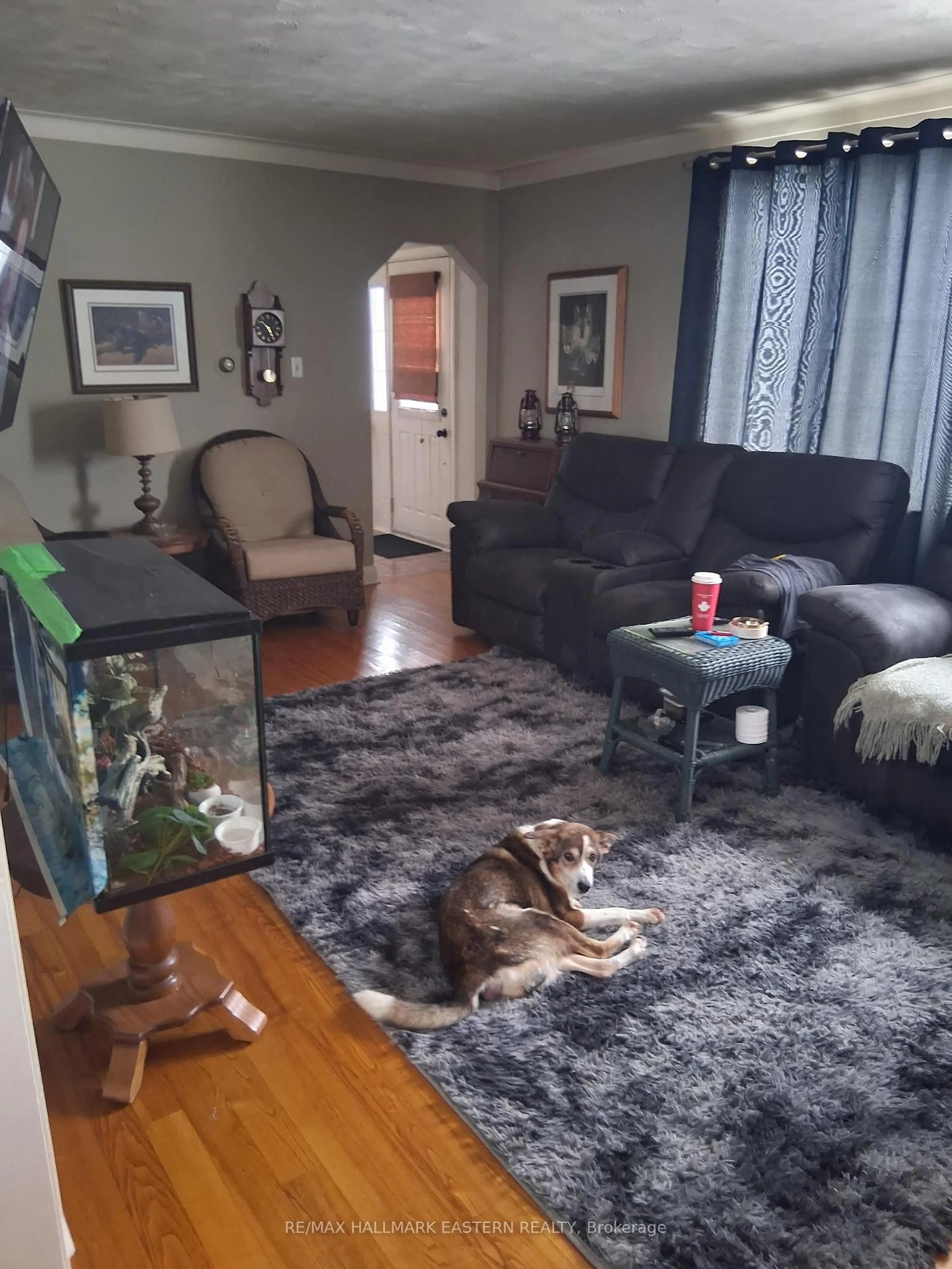 Living room with furniture, floor is not visible for 99 Wallis Dr, Peterborough Ontario K9J 6C2