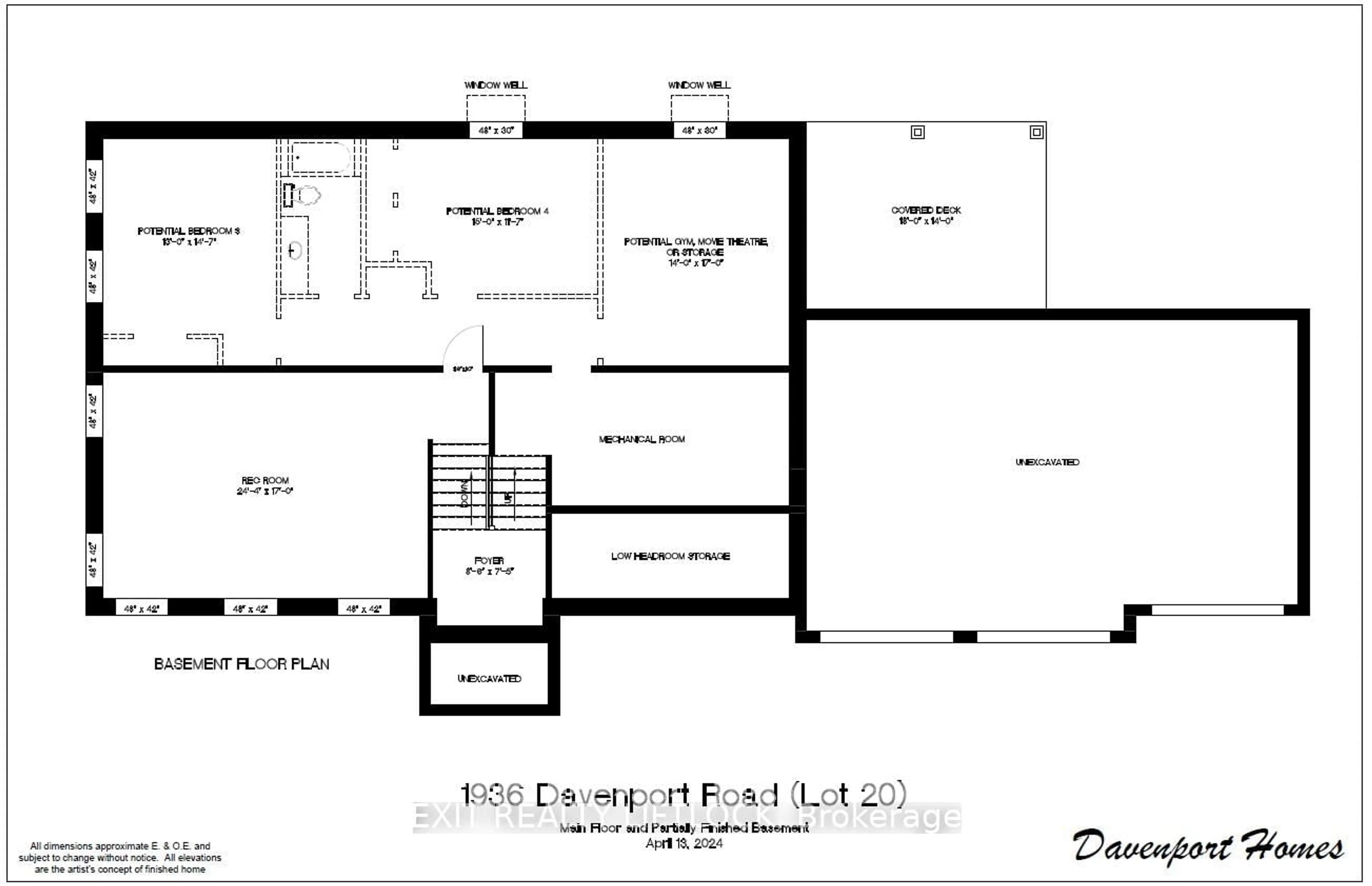 Floor plan for 1936 Davenport Rd, Cavan Monaghan Ontario L0A 1C0