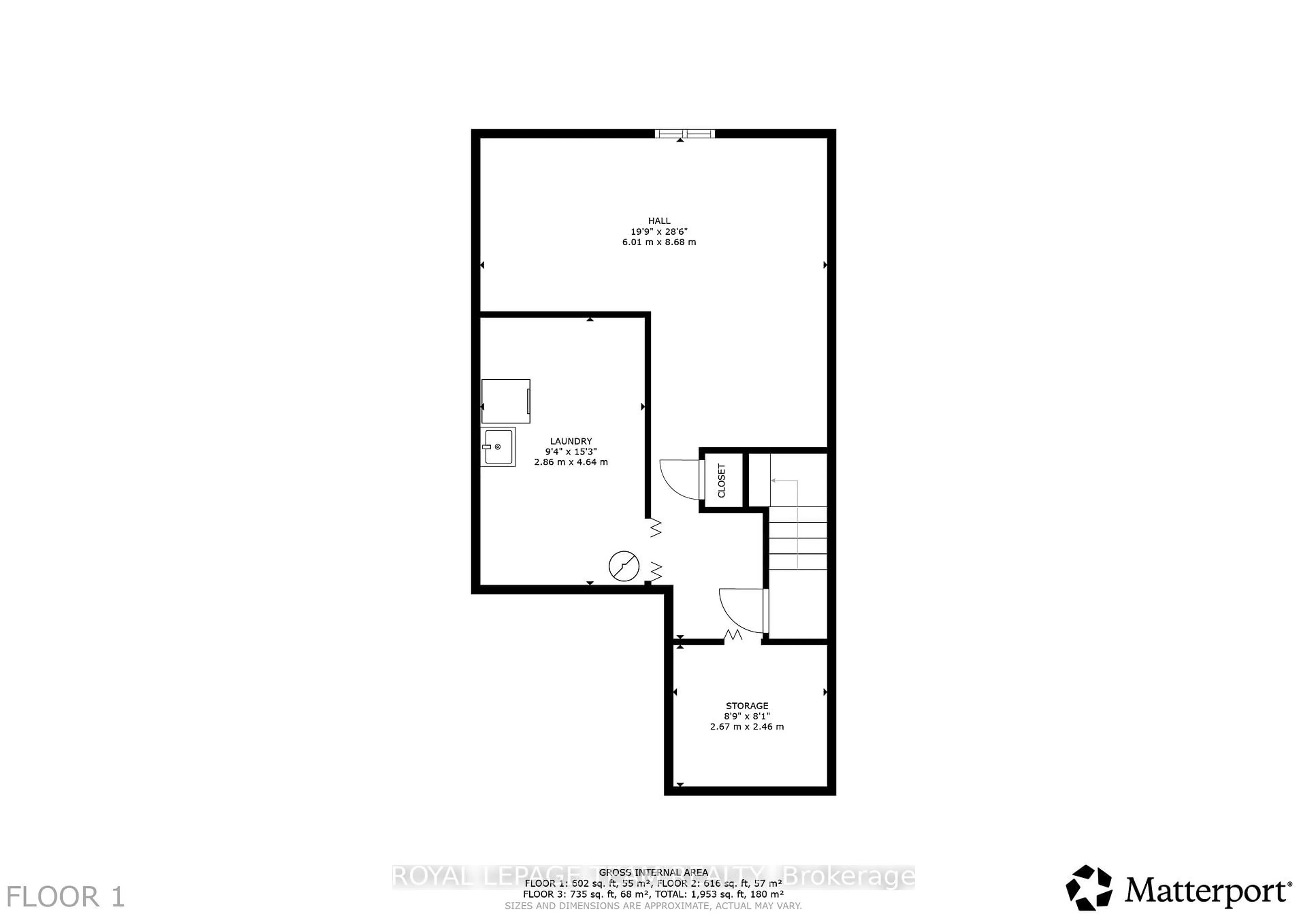 Floor plan for 187 Birch Hill Private, Ottawa Ontario K1K 3Y5