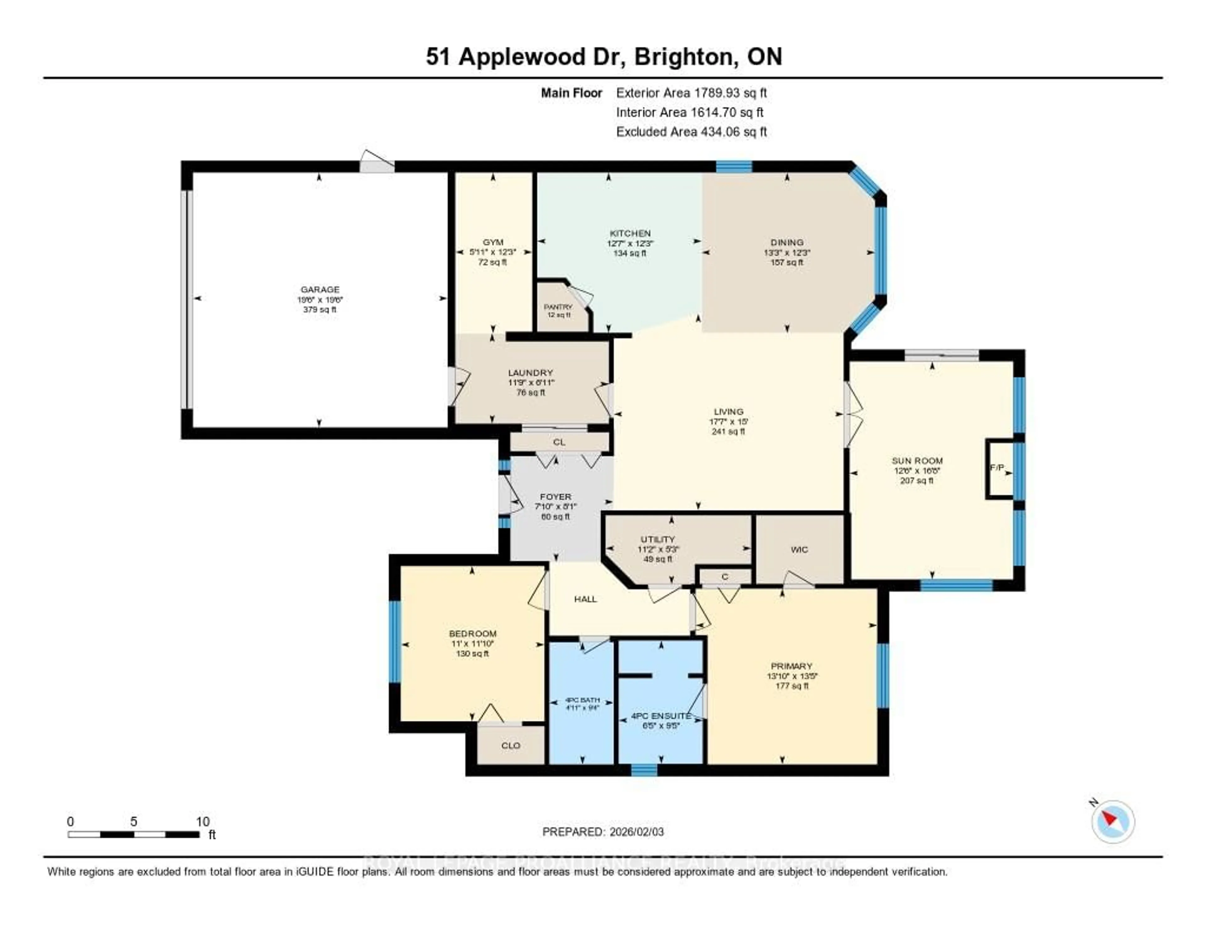 Floor plan for 51 Applewood Dr, Brighton Ontario K0K 1H0