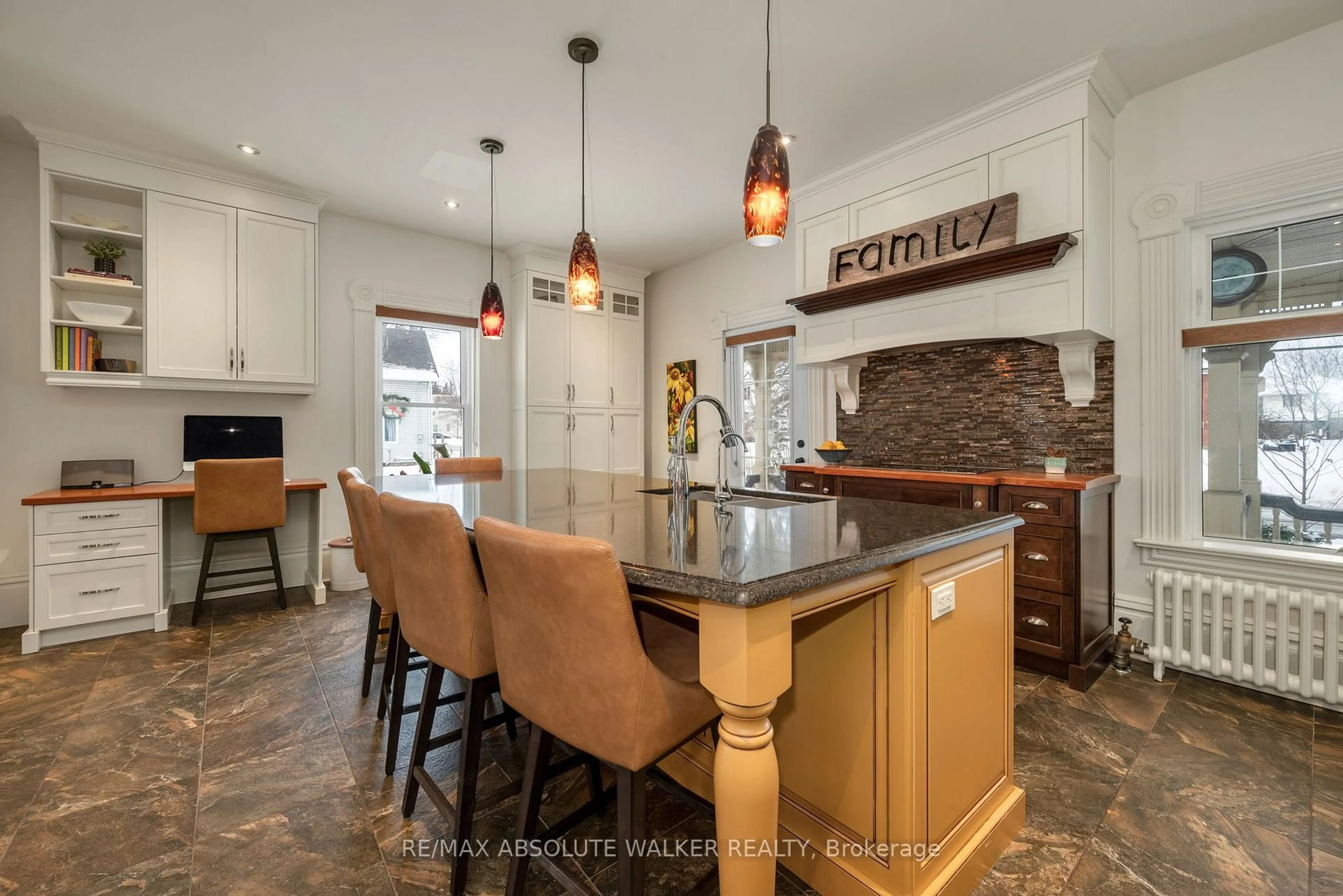 Open concept kitchen, ceramic/tile floor for 3302 Main St, North Stormont Ontario K0C 1C0