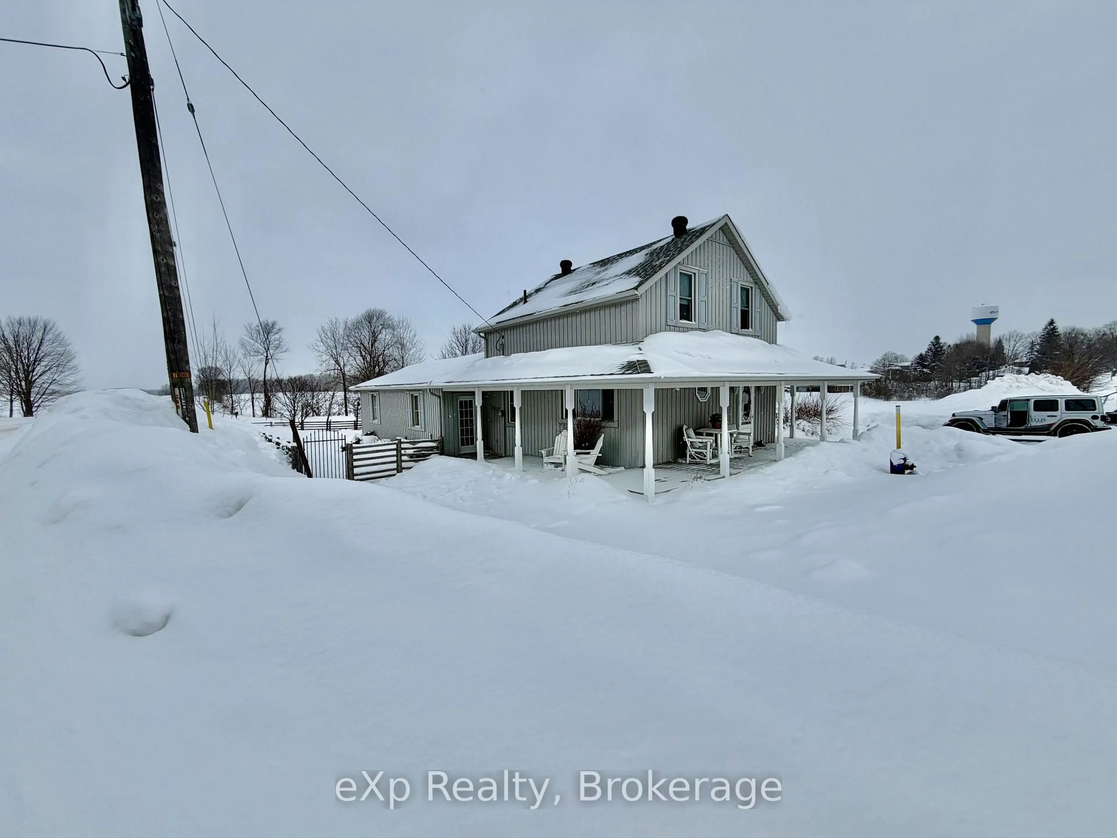 A pic from outside/outdoor area/front of a property/back of a property/a pic from drone, building for 1 Ellen St, South Bruce Ontario N0G 2V0