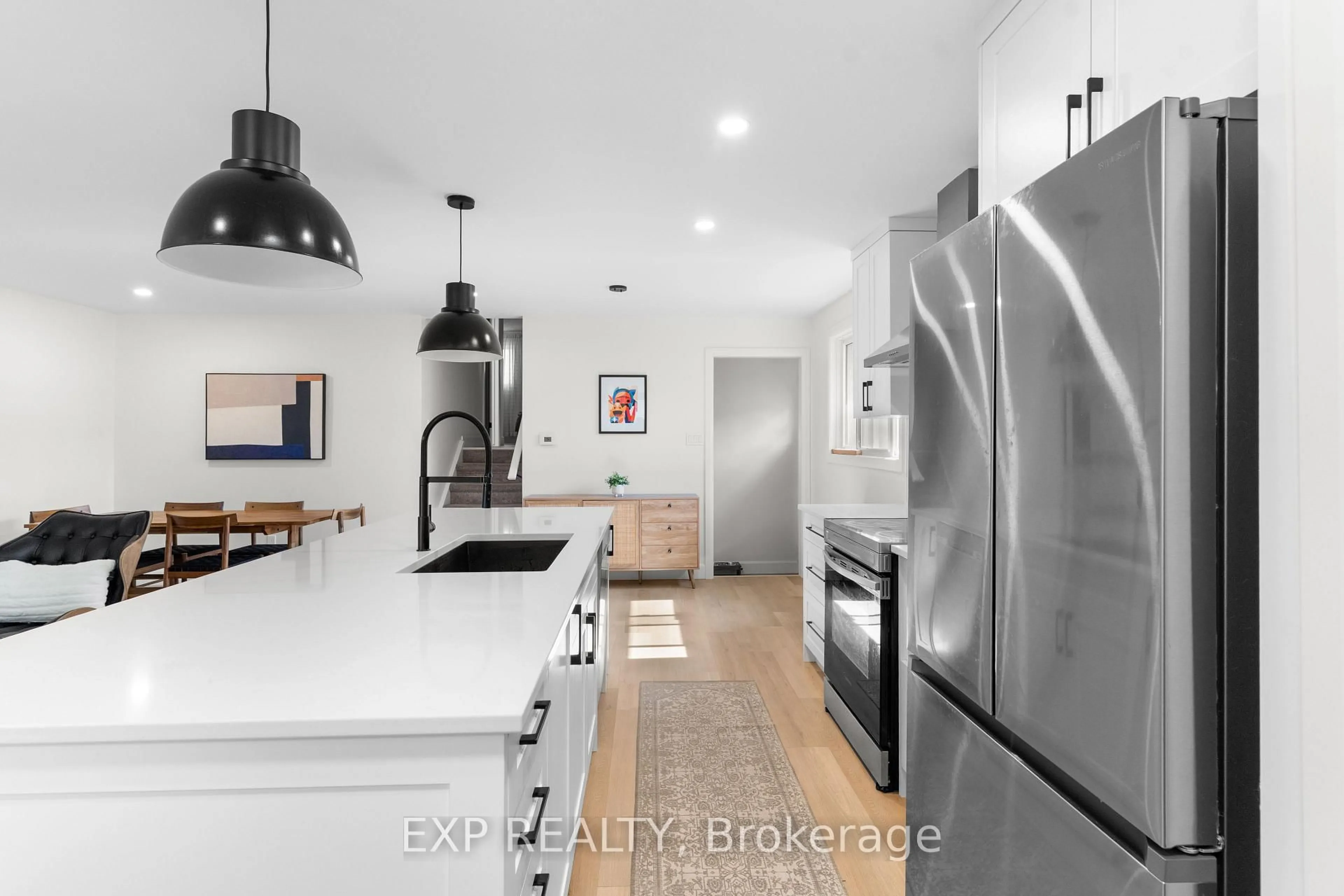 Contemporary kitchen, ceramic/tile floor for 779 Monsarrat Ave, London East Ontario N5Y 4Y3