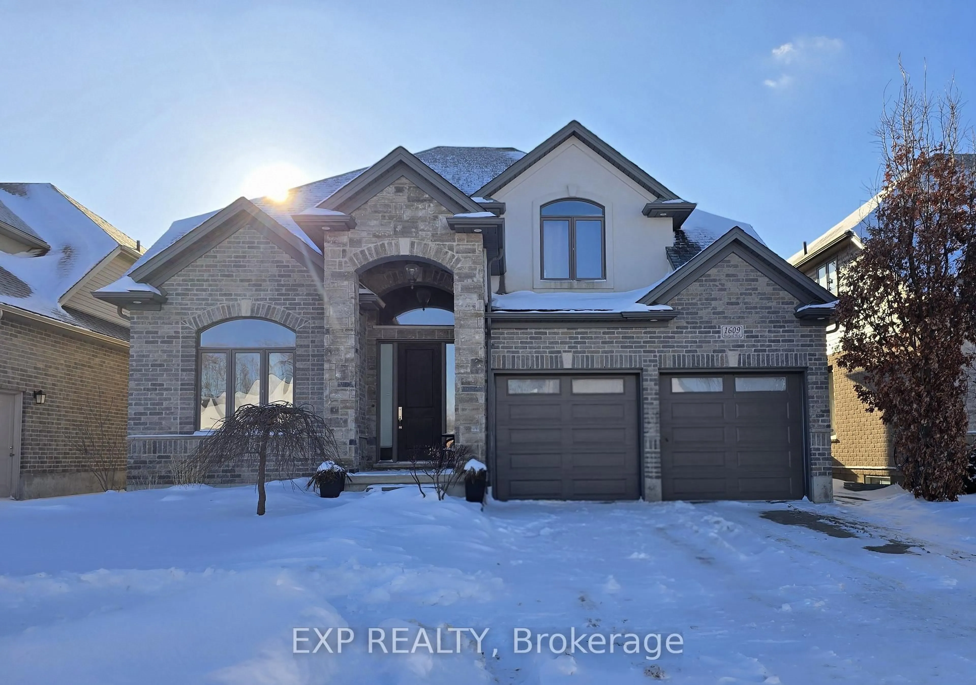 Home with brick exterior material, street for 1609 BLACKWELL Blvd, London North Ontario N5X 0G6