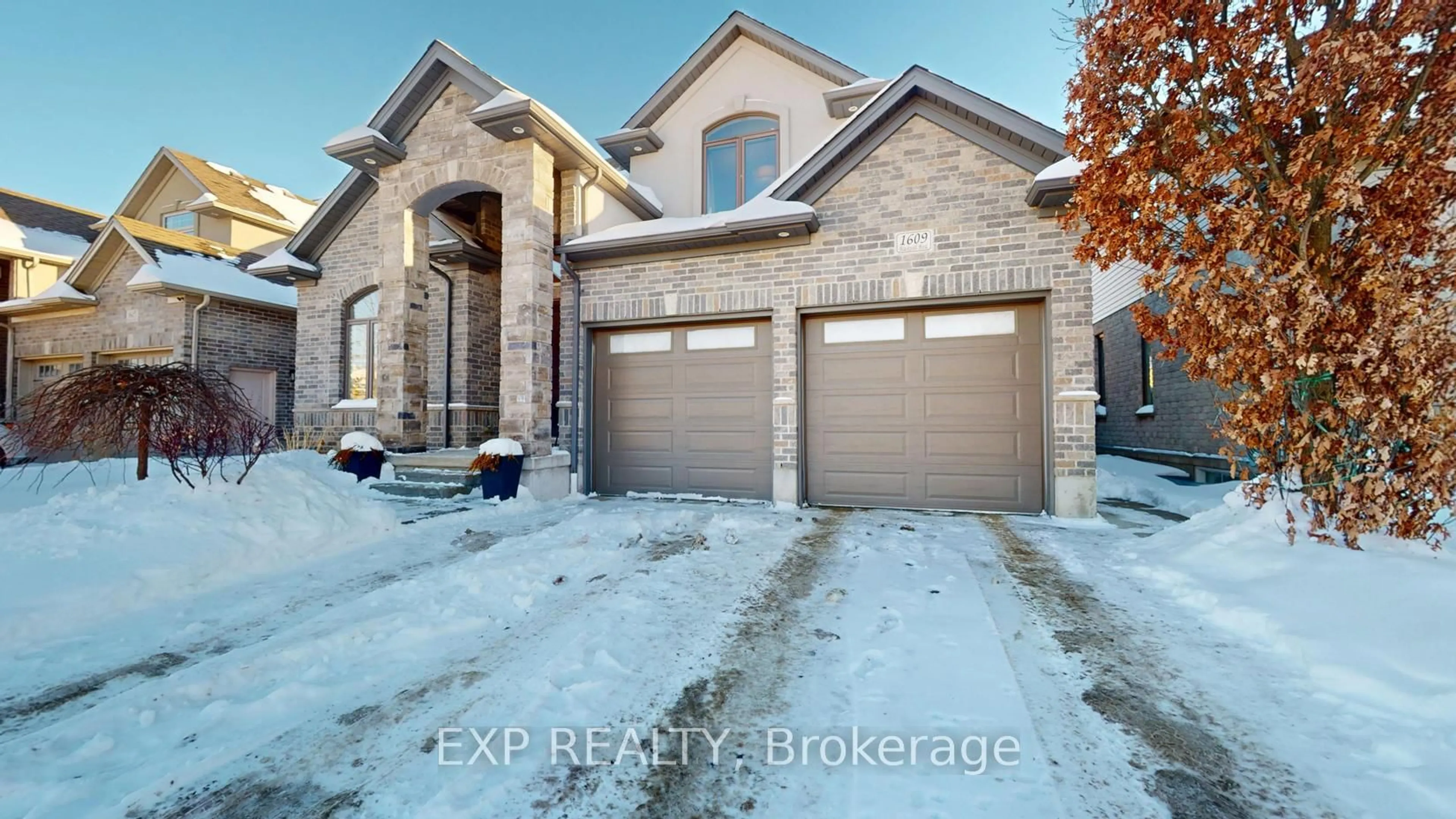 Home with brick exterior material, street for 1609 BLACKWELL Blvd, London North Ontario N5X 0G6