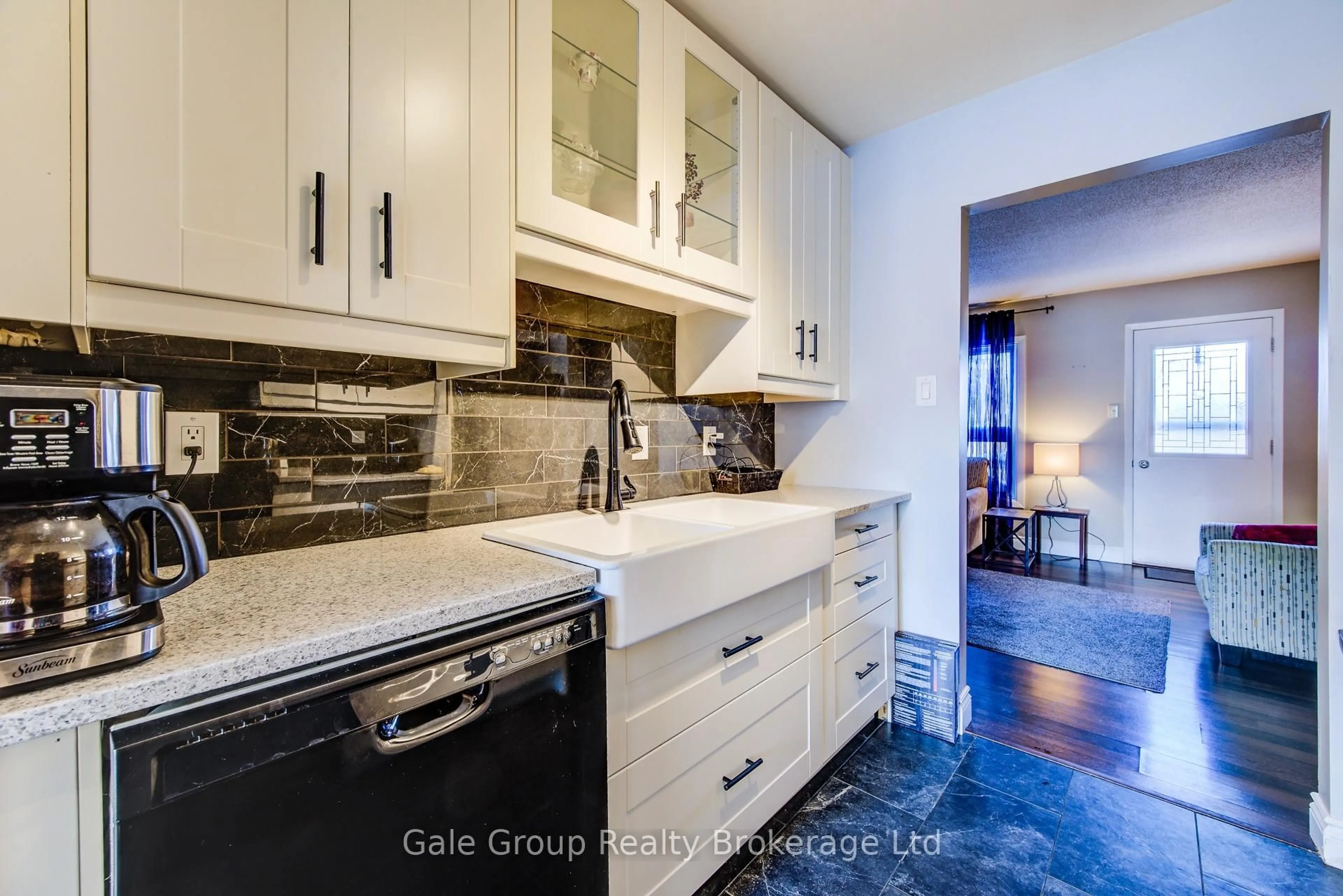 Contemporary kitchen, ceramic/tile floor for 1093 Nellis St #20, Woodstock Ontario N4T 1P5