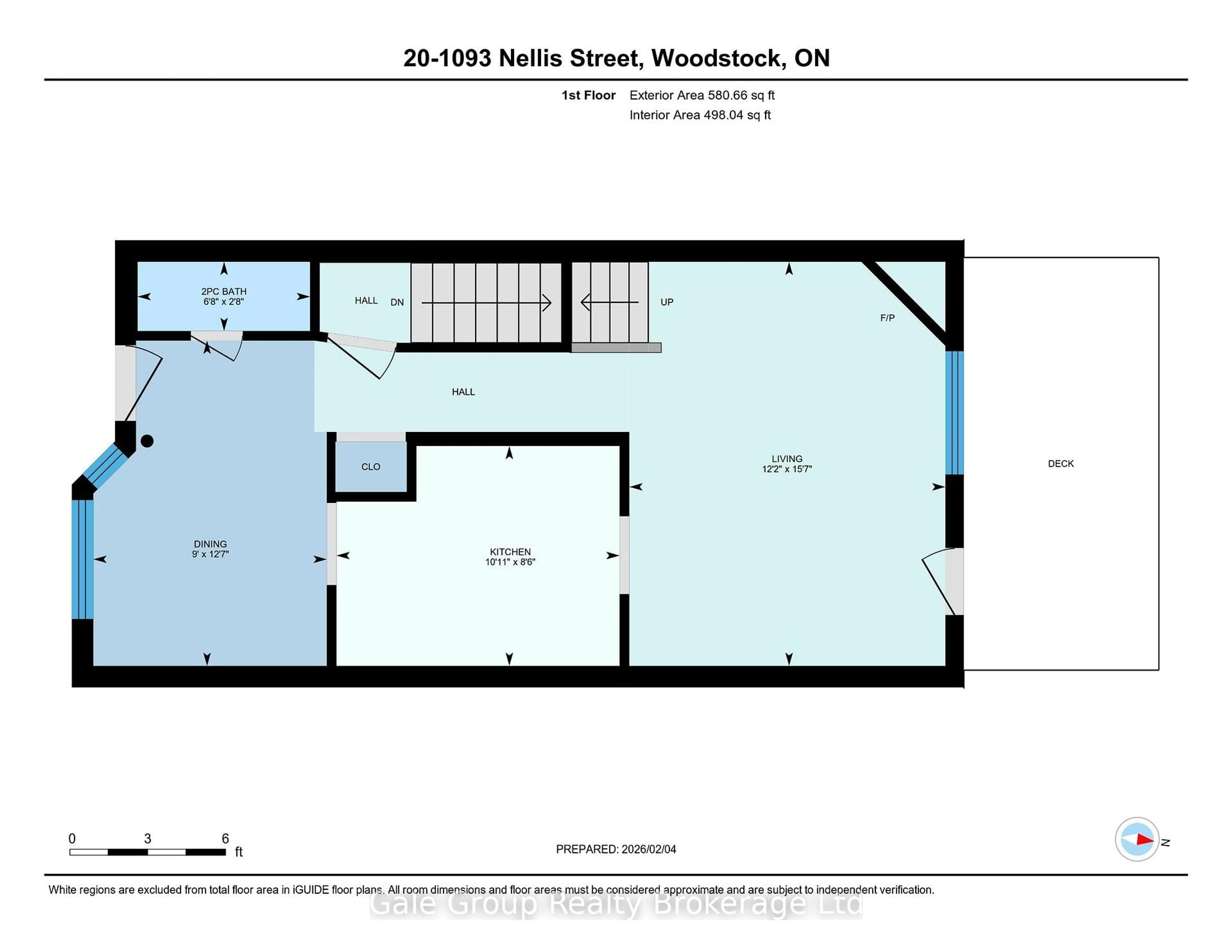 Floor plan for 1093 Nellis St #20, Woodstock Ontario N4T 1P5