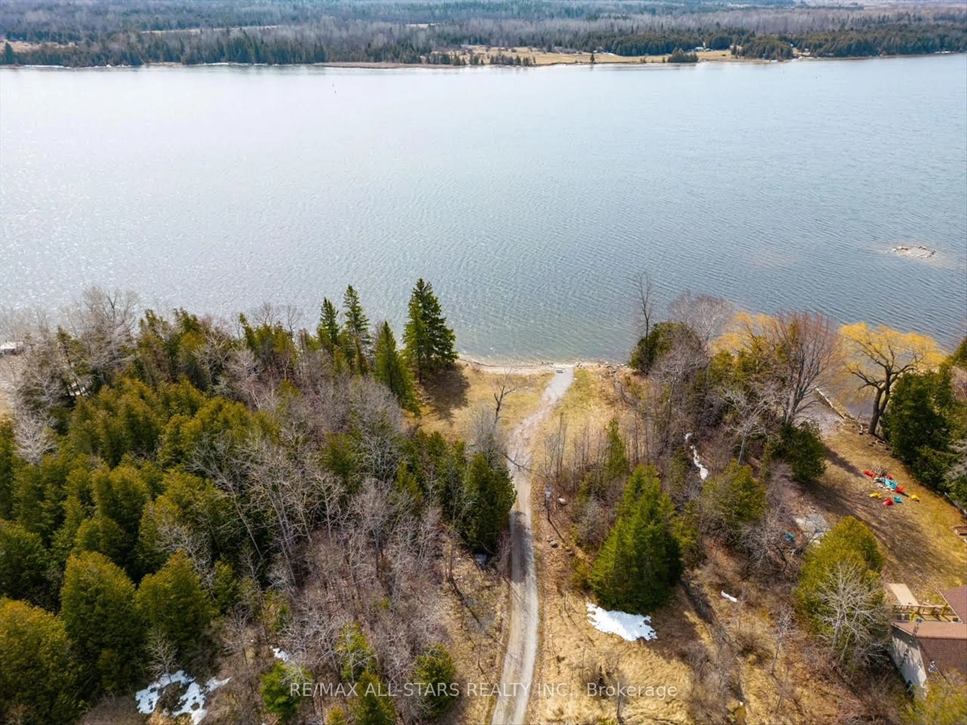 A pic from outside/outdoor area/front of a property/back of a property/a pic from drone, water/lake/river/ocean view for 220 McGuire Beach Rd, Kawartha Lakes Ontario K0M 2B0