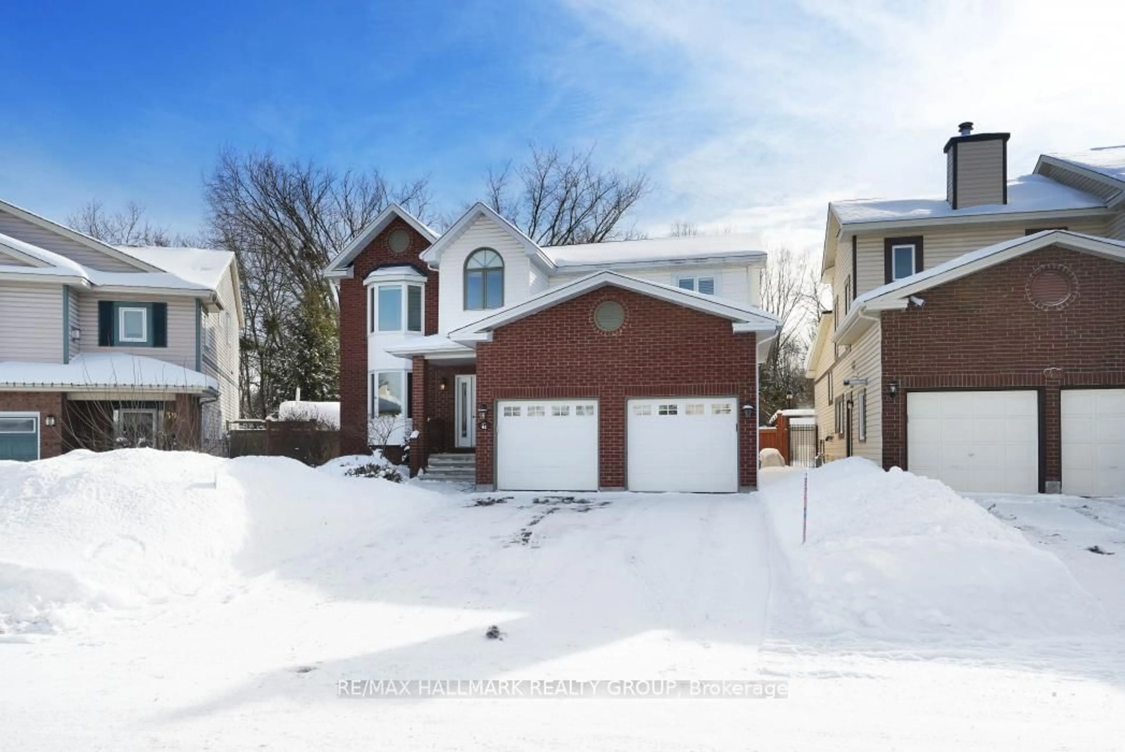 Home with brick exterior material, street for 41 Bramblegrove Cres, Ottawa Ontario K1T 3G2