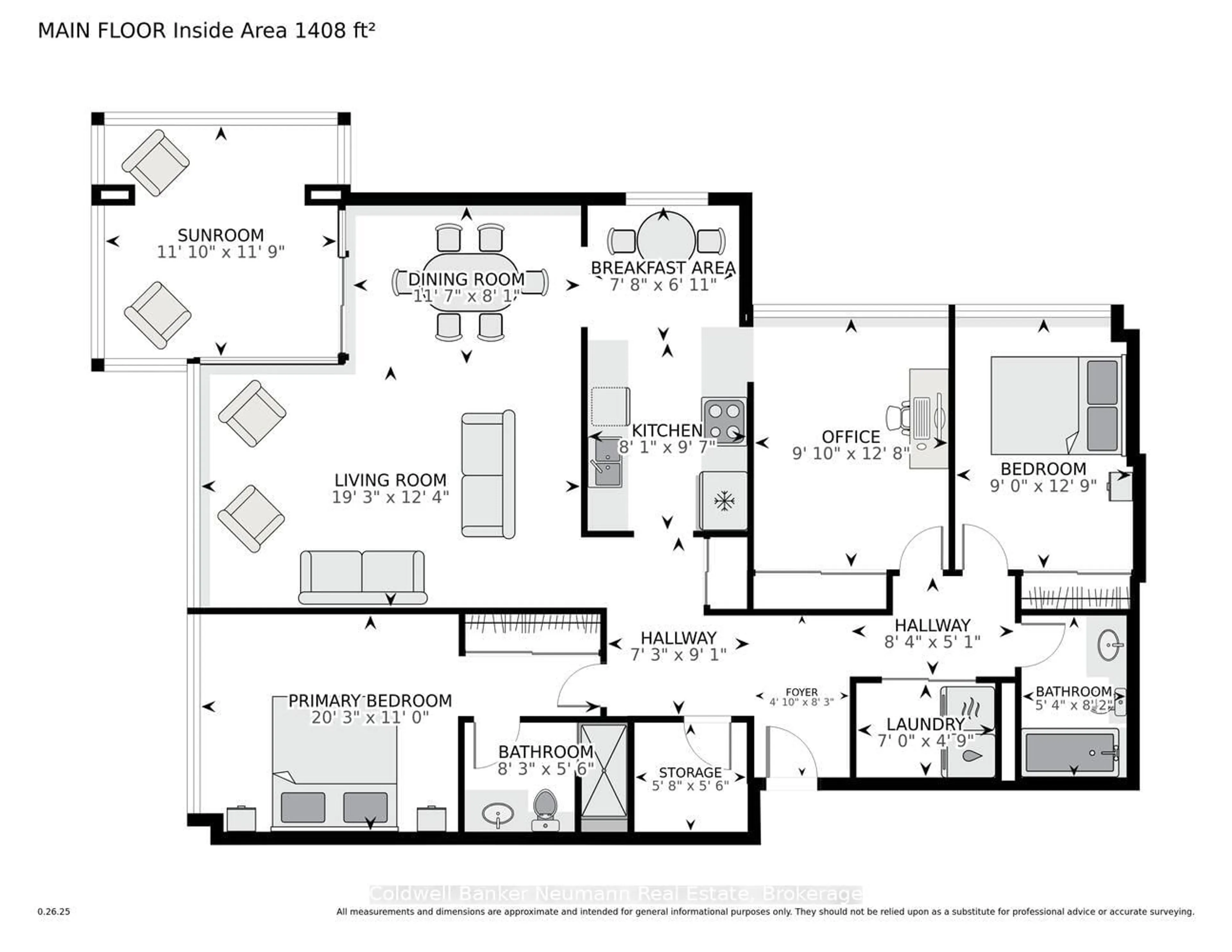 Floor plan for 23 Woodlawn Rd #205, Guelph Ontario N1H 7G6